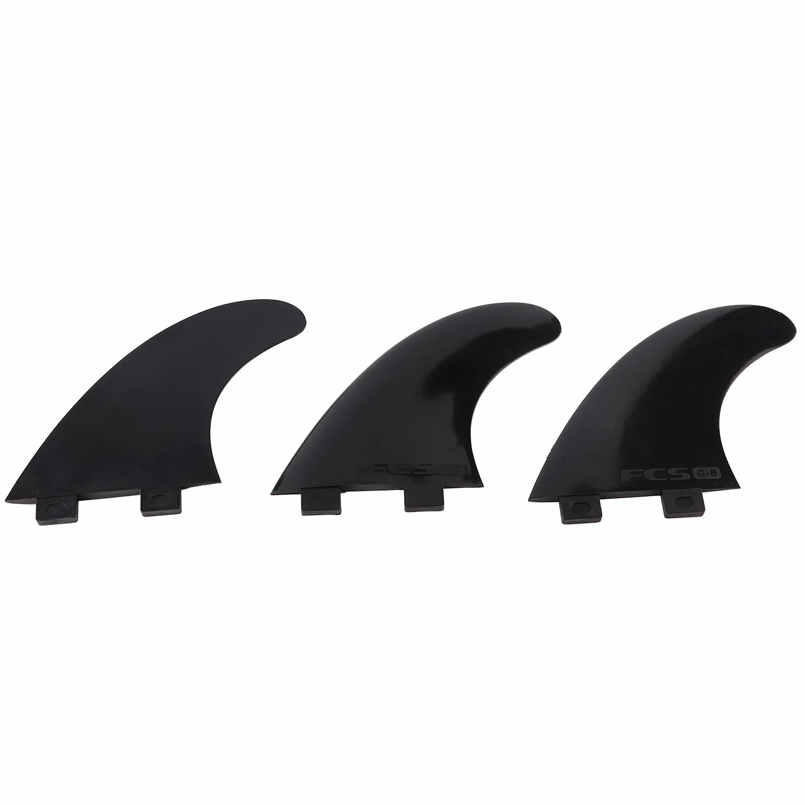 MAGT FCS G5 Aleta de Tabla de Surf 3Pcs Set Durable para Longboard y Paddleboard Negro/Blanco