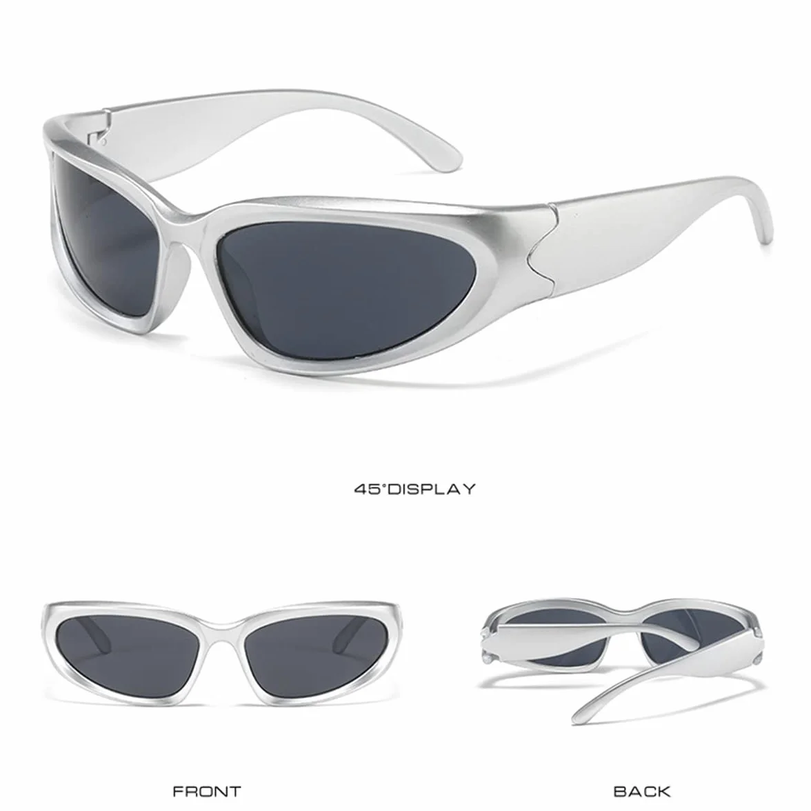 Gafas de Sol Envolventes Deportivas UV400 Y2K Ciclismo A Prueba de Viento