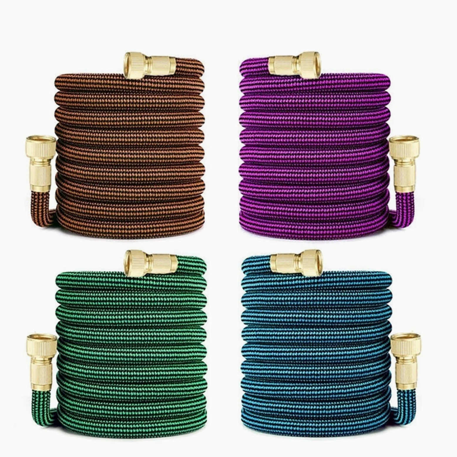 Manguera de riego Extensible for jardín, Manguera de Limpieza Flexible, Lavadora de Coches de Alta presión, tubería de plástico for riego(A pcs hose-10,1/2''_75FT)