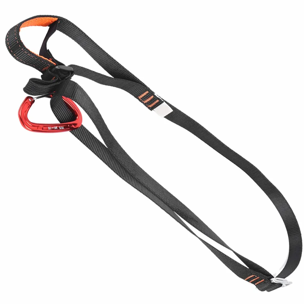 VGEBY Correa Ascendente para Escalada, Cinturón de Pedal Ajustable, Resistente a la Fricción, Elevador de Montañismo