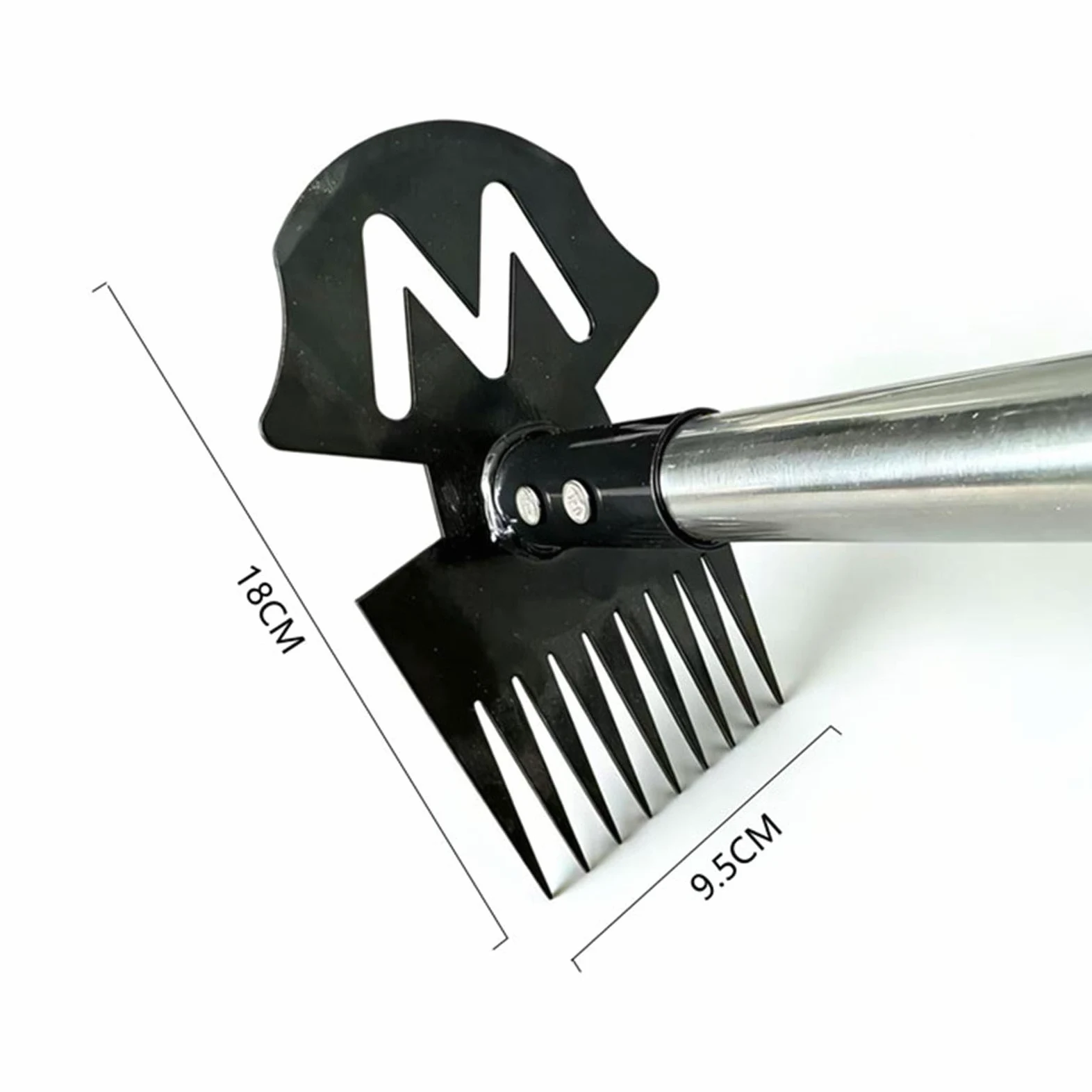F Fityle de jardín, rastrillo para desherbar, removedor de malezas, Manual, Extractor de malezas, Herramienta Manual para desherbar, para, 9 Dientes
