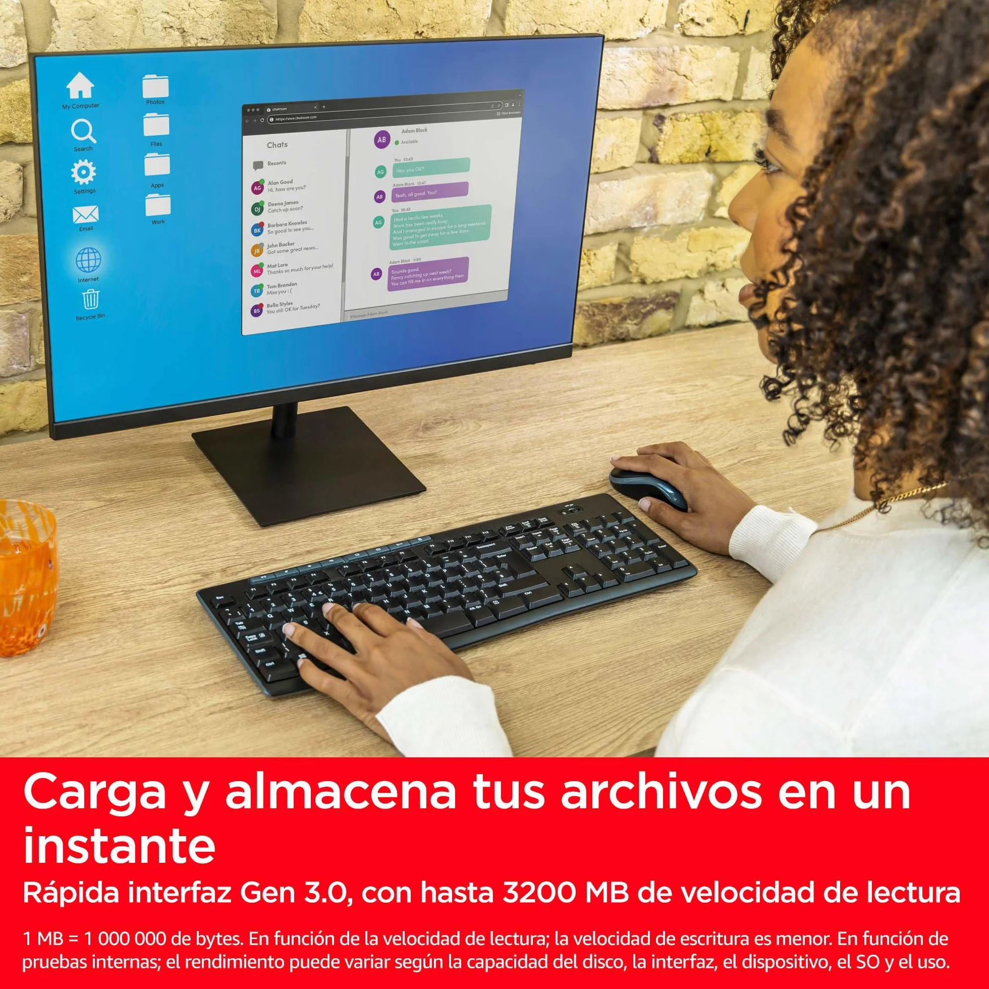 SanDisk SSD Plus 1TB M.2 2280 PCIe Gen3 NVMe SSD 3200 MB/s