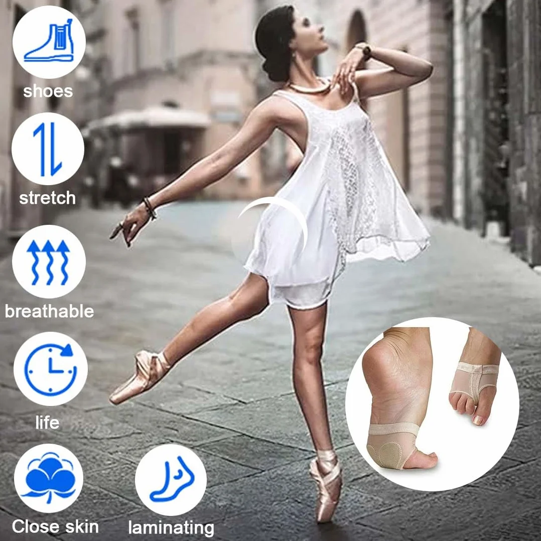 Almohadillas Anti-derrapante para danza 5 TALLAS NIÑOS Y ADULTOS protección pies ballet yoga gimnasia