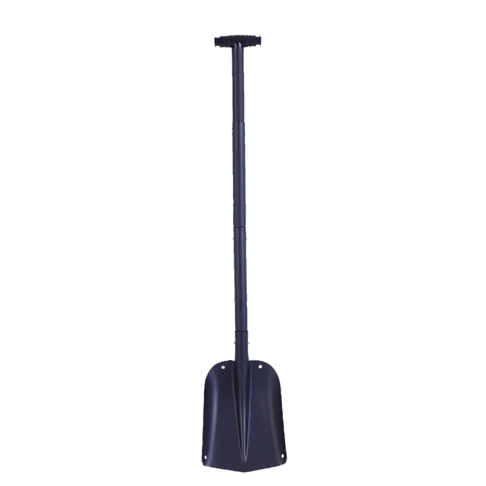 Pala De Nieve Portátil para Coche, Desmontable, Telescópica, para Invierno,Negro
