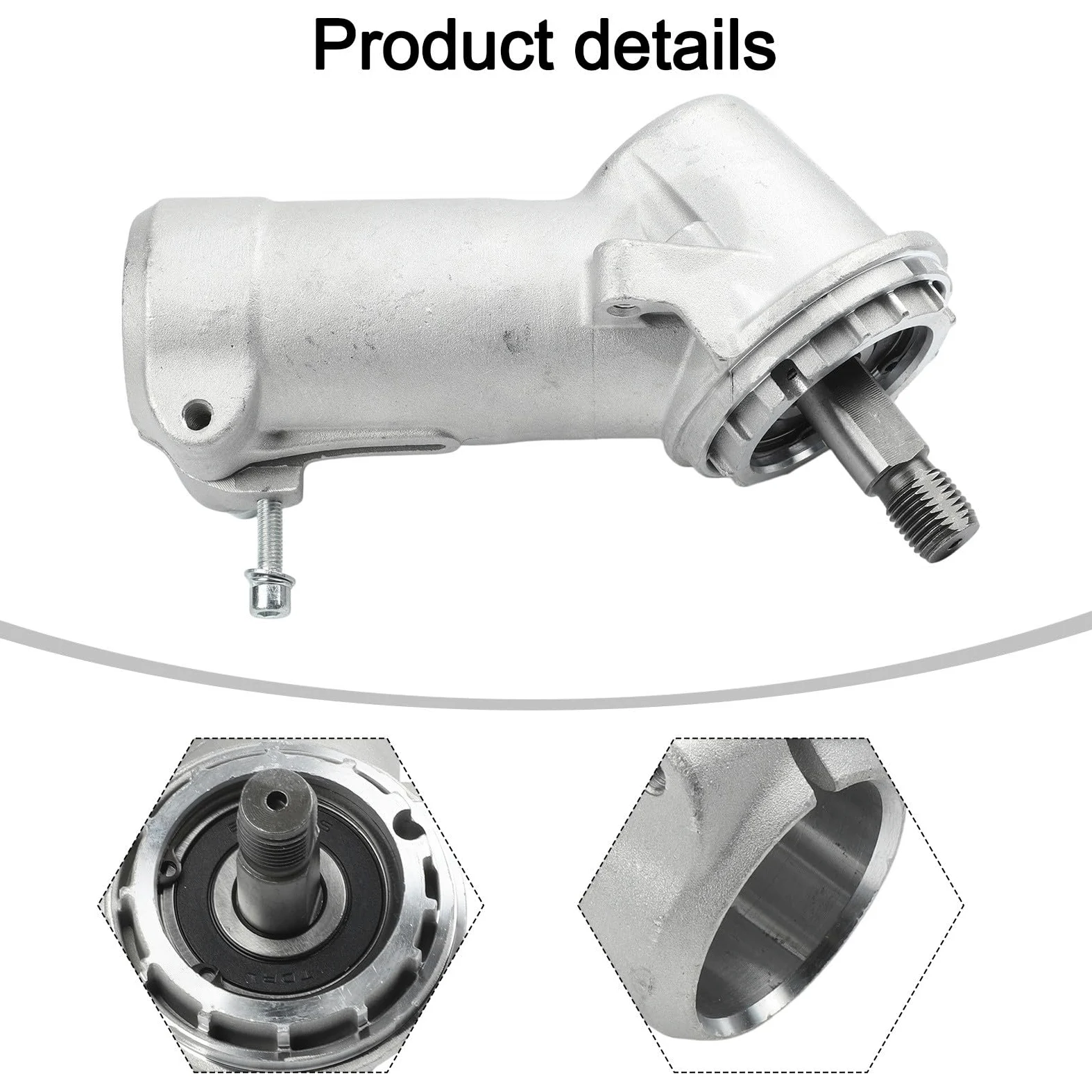 Cabezal de engranaje para desbrozadoras FS-510 FS-560, caja de engranajes de ángulo de 38 mm de diámetro para pieza de repuesto 41486400107 41486400106