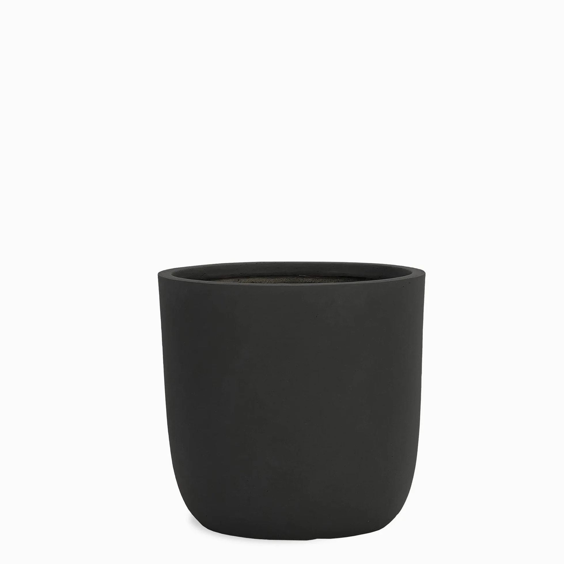 Pflanzwerk® Jardinera Fibra de Vidrio Cup Ø34cm Antracita *Maceta a Prueba de heladas* *Protección UV* *Calidad Europeo*