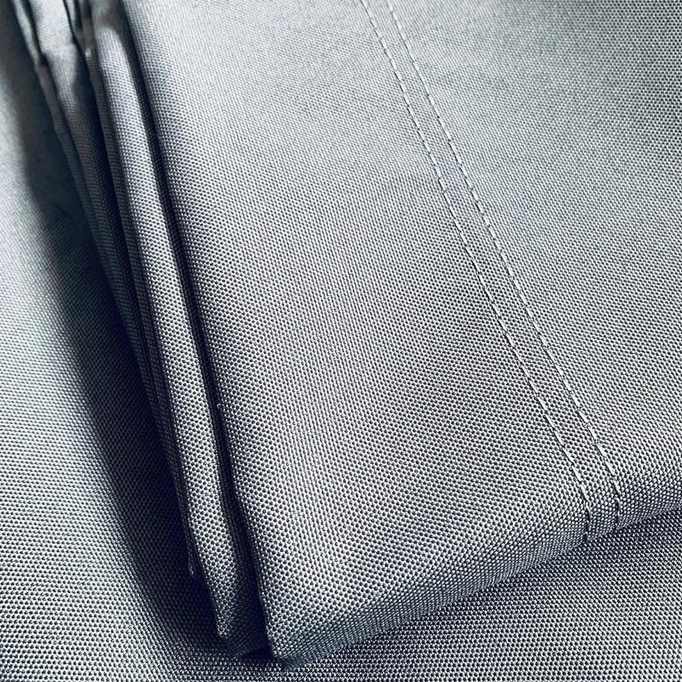 Funda de repuesto para asiento de columpio de tela Oxford 600D, funda para silla de columpio de jardín, para balcón, porche, patio, jardín (115 cm x 48 cm x 48 cm) (gris)