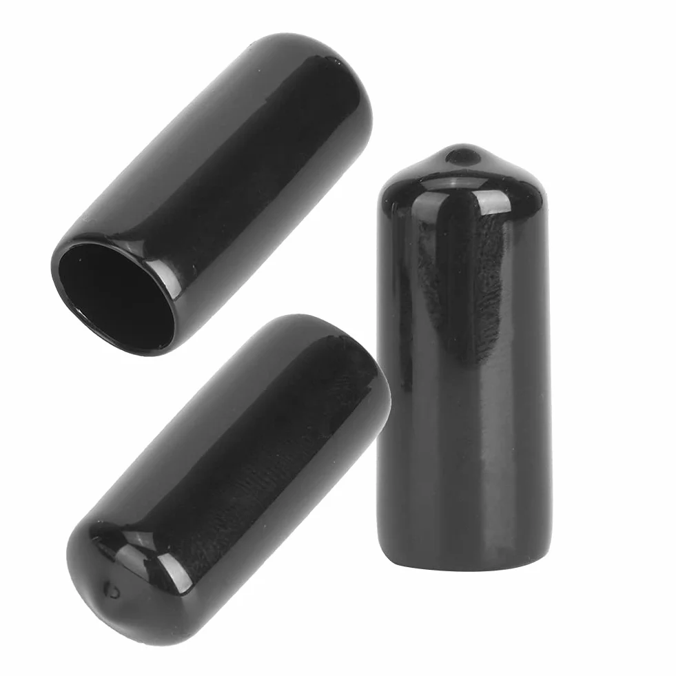 KIMISS Protector de Punta de Taco de Billar, Cubiertas de Goma Duradera, 13 mm, 2 Piezas