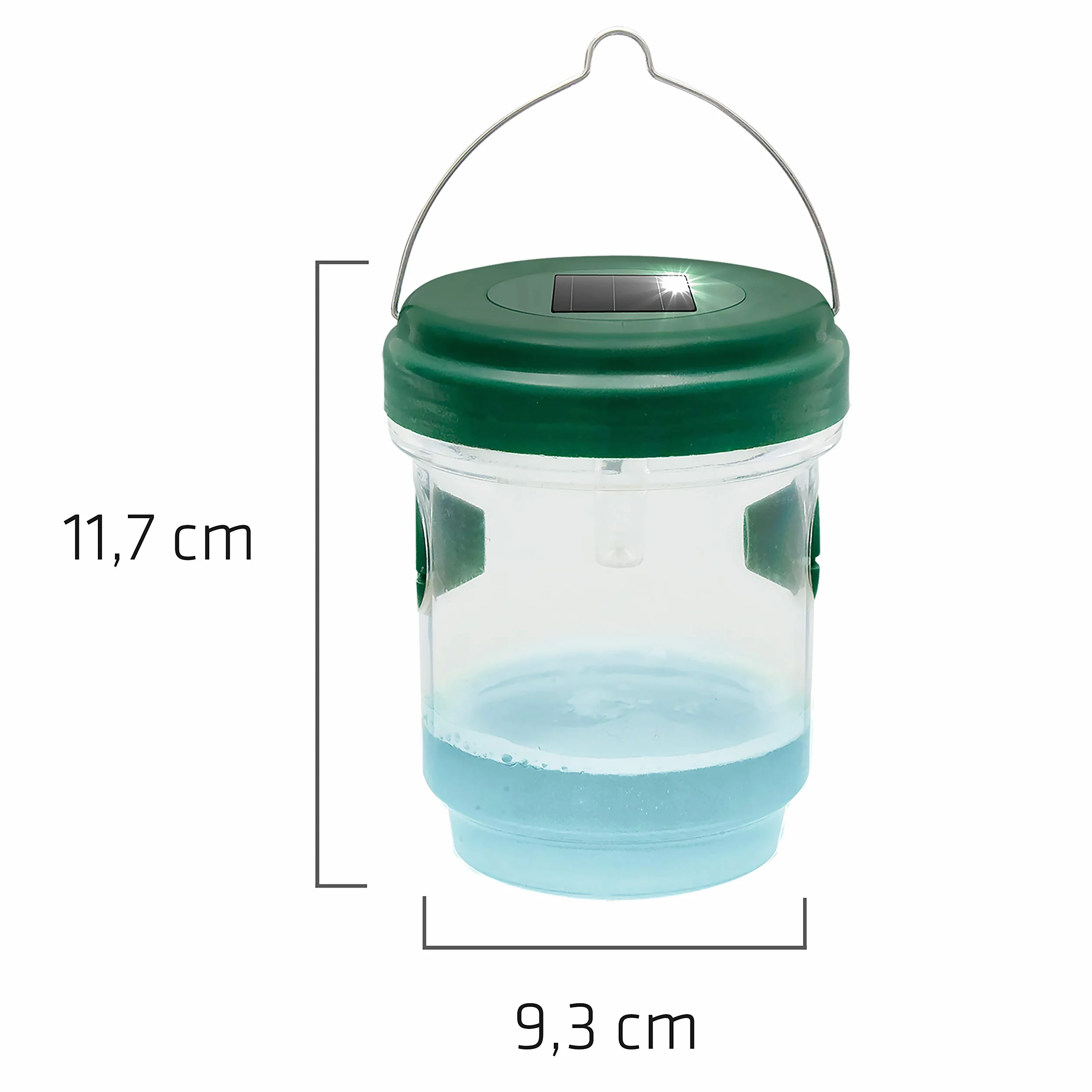 Gardigo® Anti Mosquitos y Trampa Avispas con Panel Solar 2in1 | Insecticida Antimosquitos Exterior | Mosquitos Eliminar del Jardin sin Mata Avispas | Atrapa Insectos, Trampa Avispa Exterior