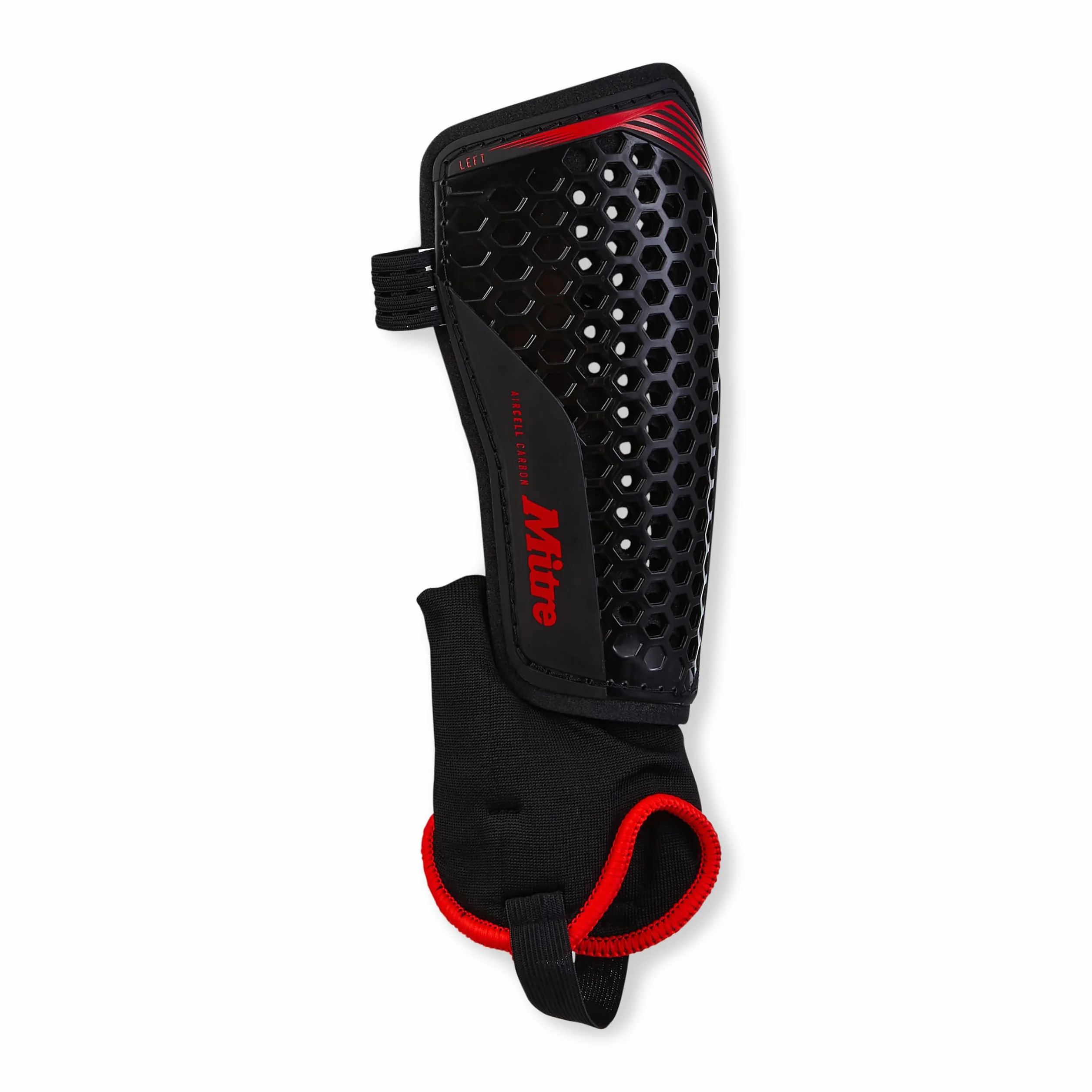 Mitre Protectores de Fútbol Negro Guardapiernas Protector de Tibia