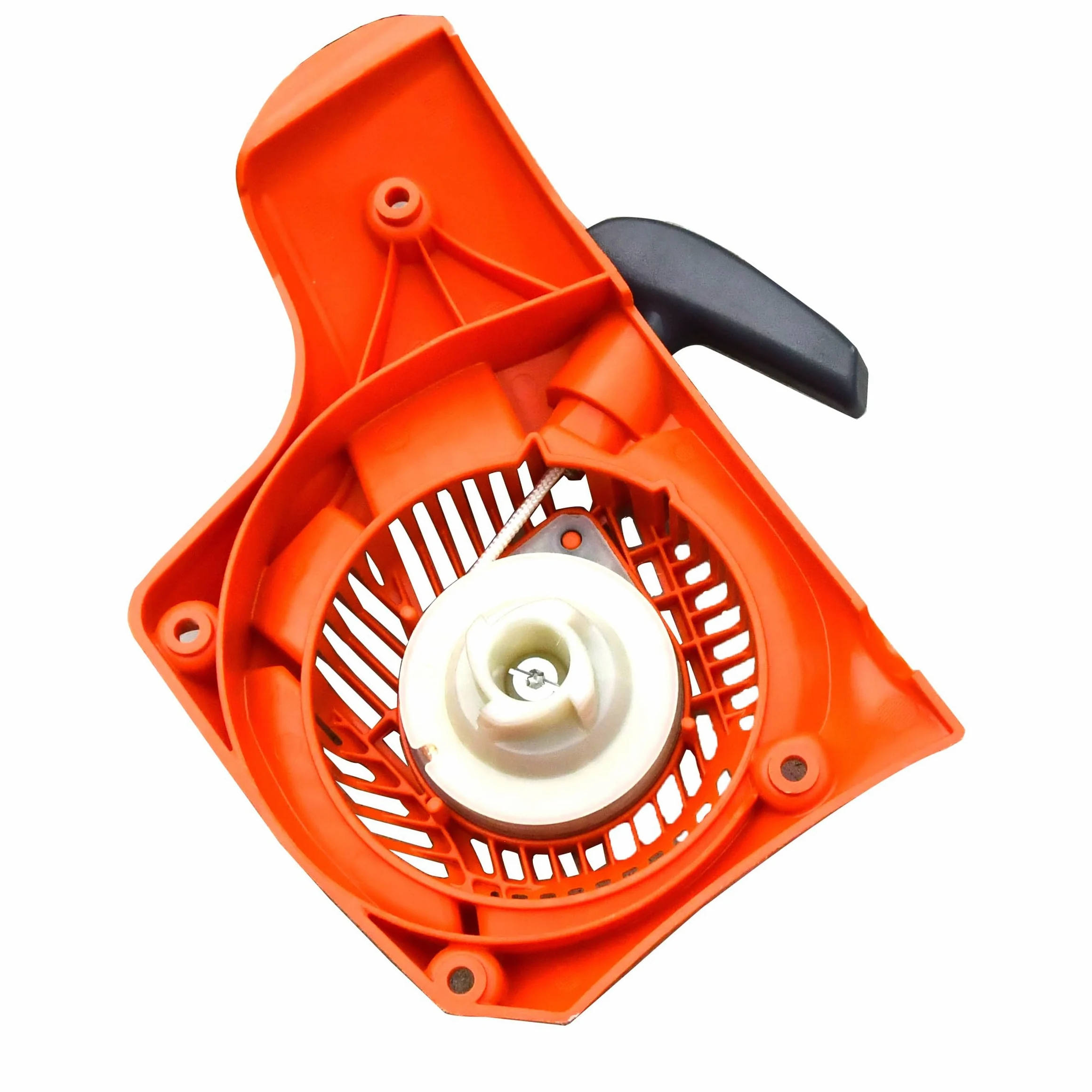 Arrancador de Retroceso GS440 Compatible con Motosierra O GS44 E MT4400, polea de Arranque, Cubierta de Resorte, Mango de Agarre de Cuerda