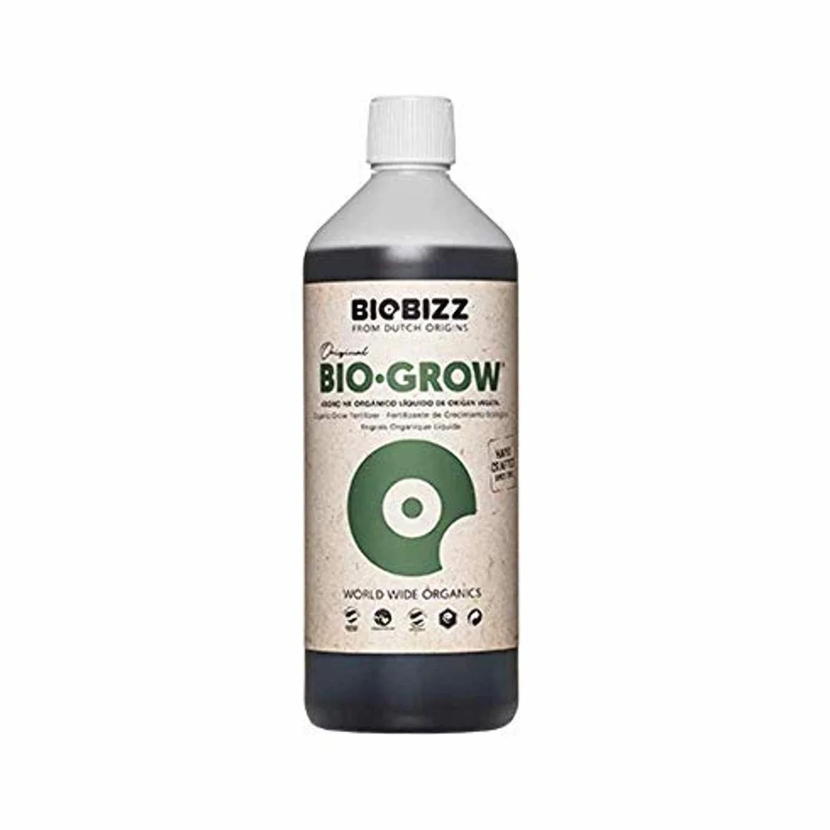 BioBizz Bio-Grow (Organico) - Fertilizante Estimulador Crecimiento, 1l