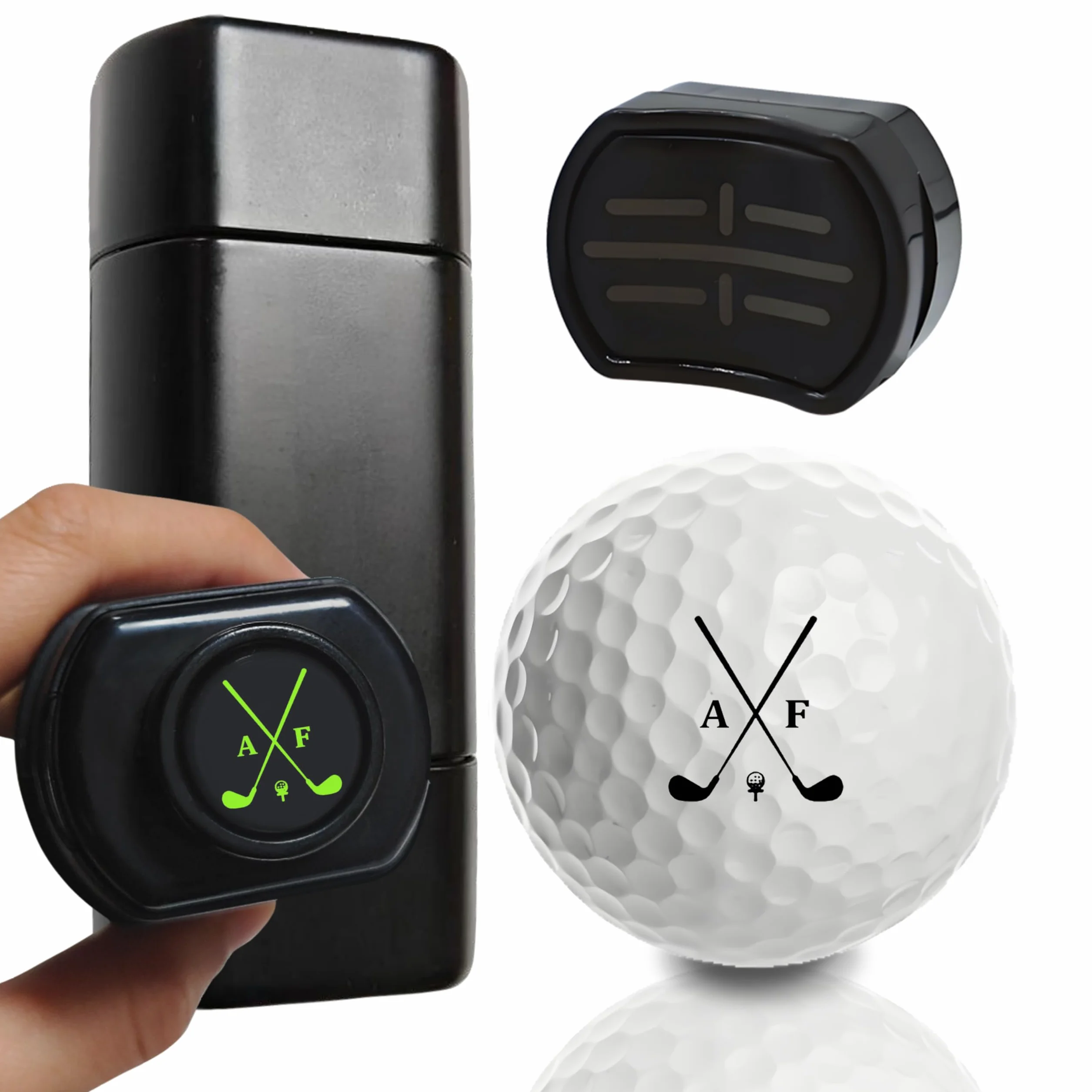 Marcador De Bola Personalizado, Sellos De Golf Con Autotinta, Regalo Para Jugador De Golf
