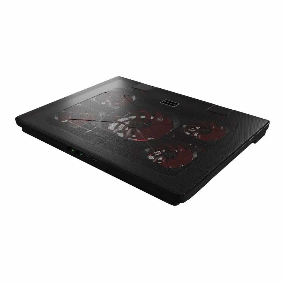 Mars Gaming MNBC2 Base PC 5 Ventiladores LED Roja 2 USB 2.0 17.35 Negro