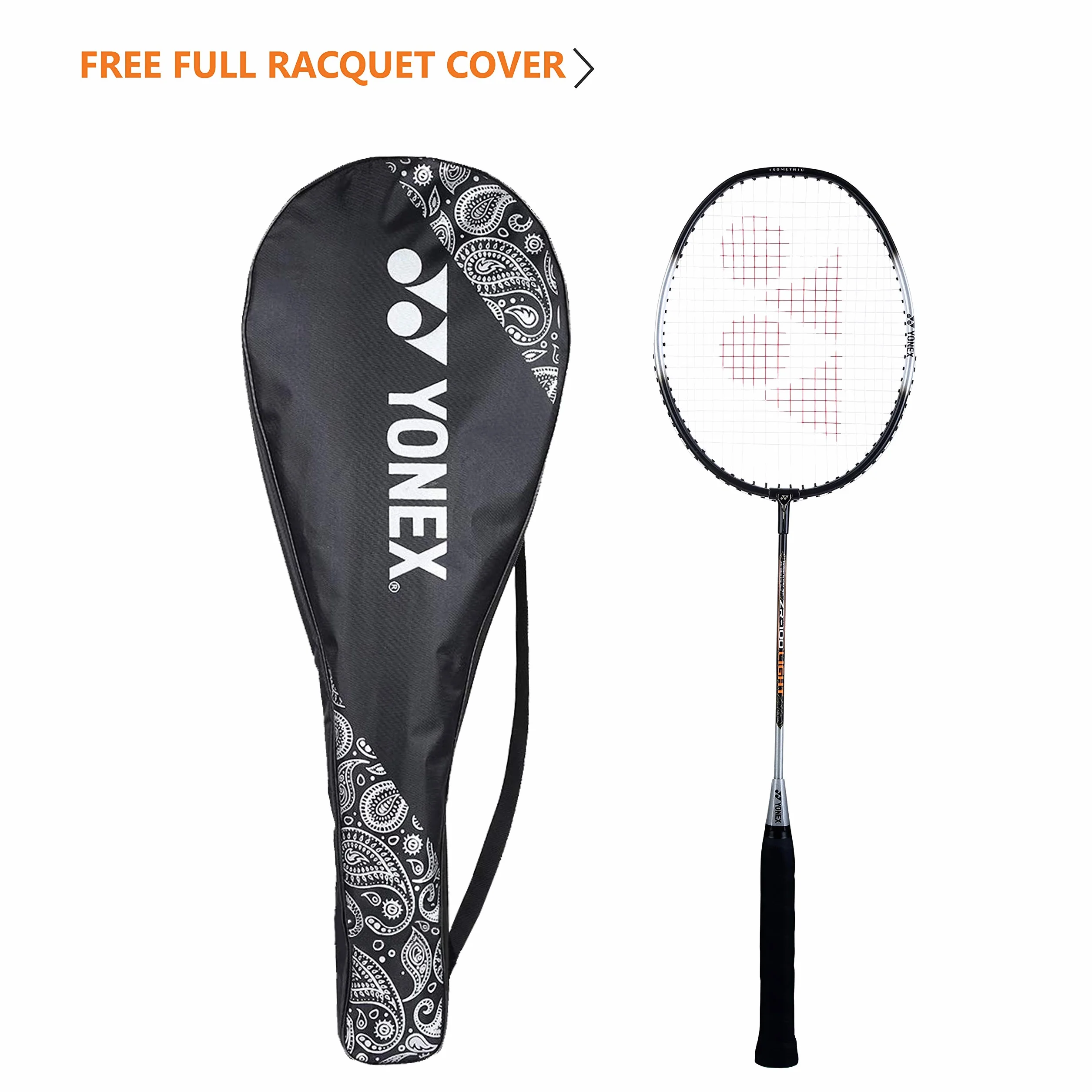 YONEX ZR 100 LIGHT Raqueta de bádminton aluminio negro