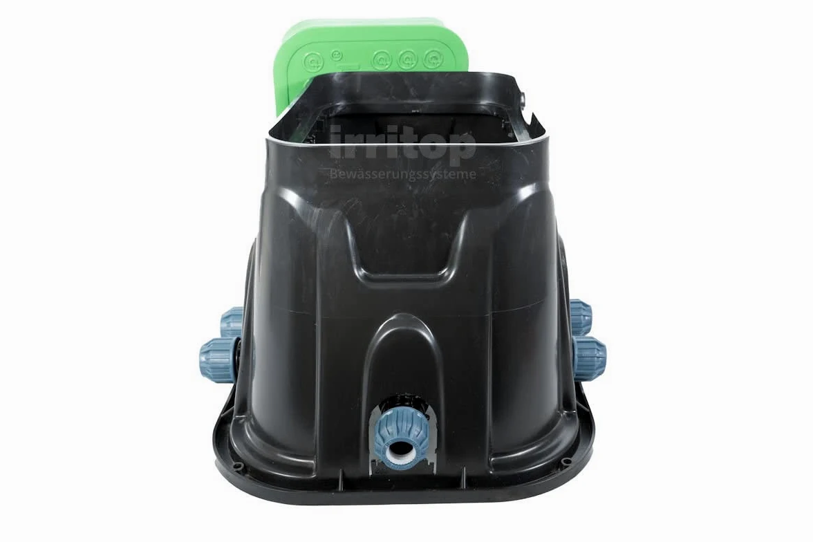 Caja de válvulas estándar/jumbo, distribuidor Hunter PGV 101, electroválvulas de riego para tubos de polietileno de 25 mm de diámetro y 32 mm de diámetro (montable) (junta tórica) (4 válvulas