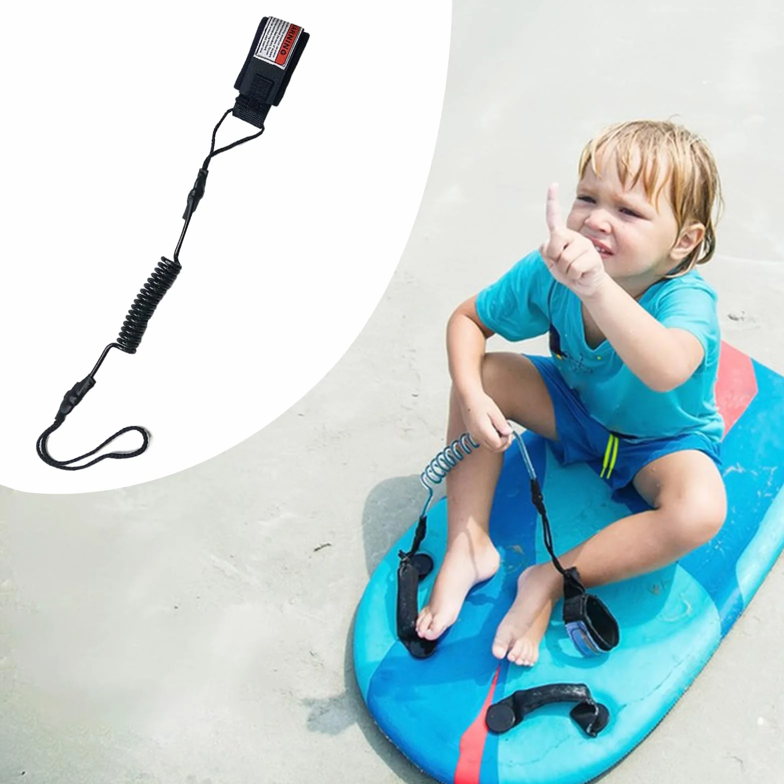 Correa de Tobillo para Surf Leash - Correa de Tabla de Remo de Pie - Correa para Surf, Kayak, Tabla de Carrocería (70 g)