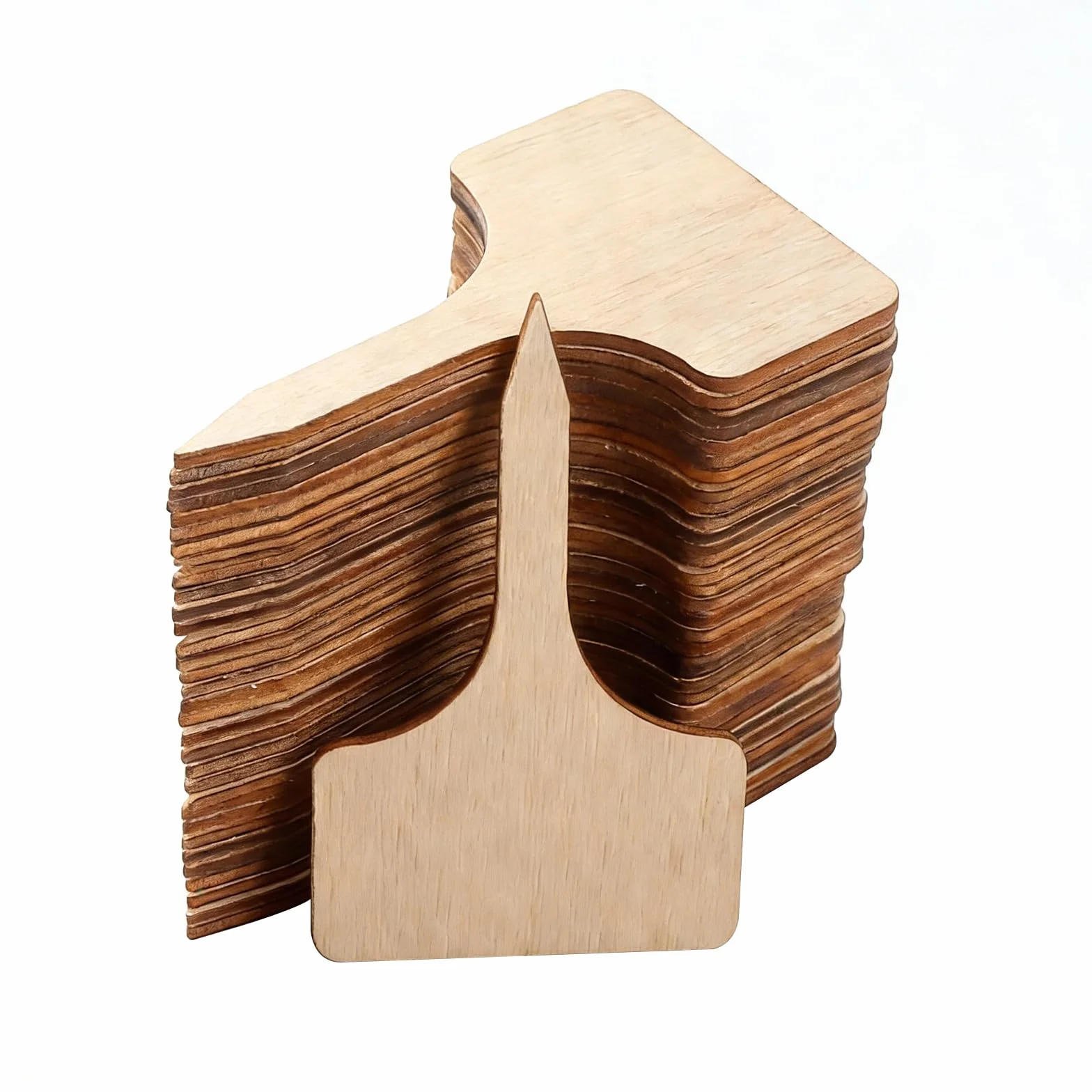 etiquetas plantas etiquetas jardin etiquetas plantas madera etiquetas para escribir etiquetas madera natural - set 40 piezas etiquetas resistentes duraderas lisas para huerto hierbas verduras