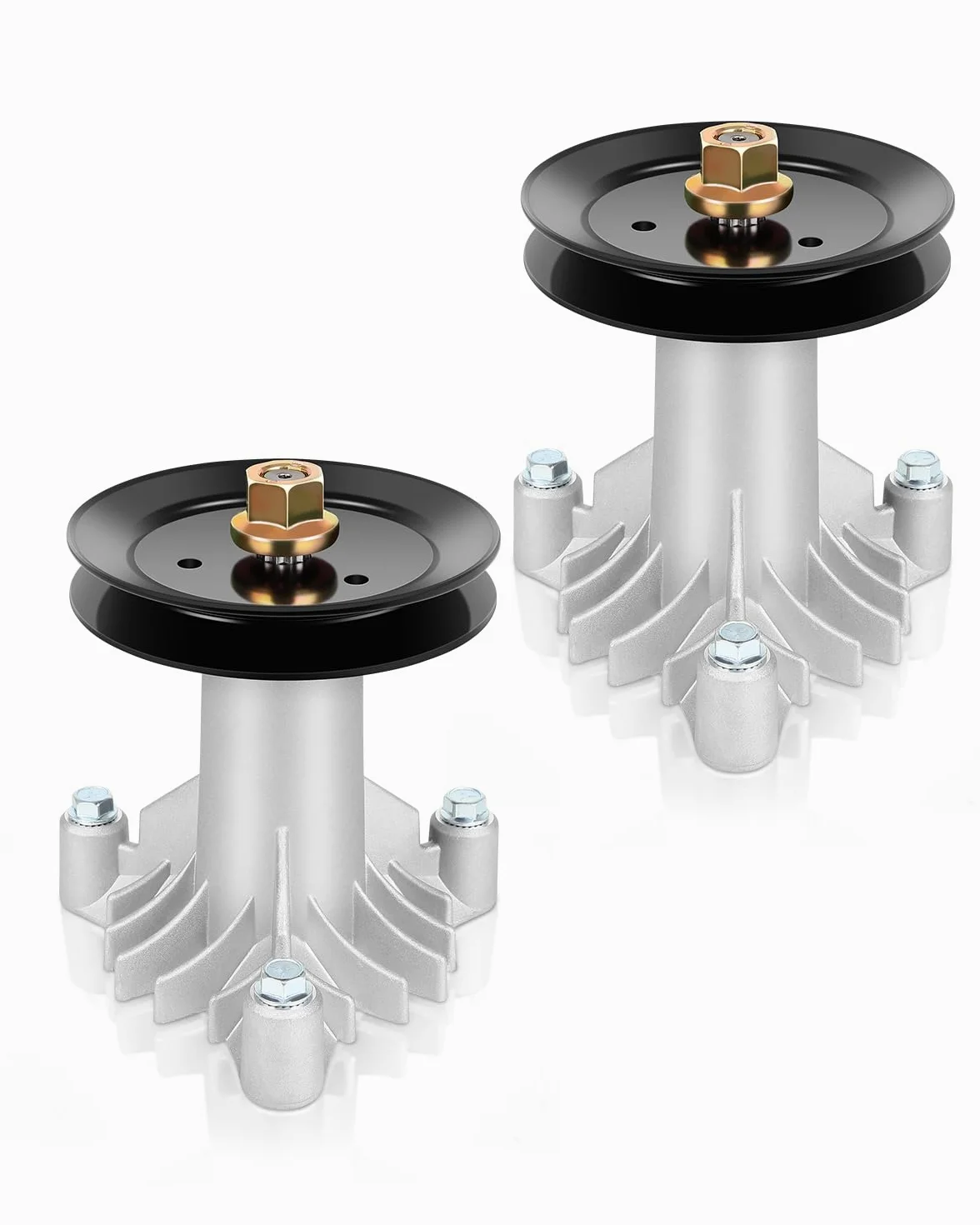 Eje para cortacésped con polea para AYP Husqvarna Craftsman Jonsered Poulan Pro 38 de 42 pulgadas para tractores de césped, mandril, número de pieza de repuesto 130794 532130794 539110158