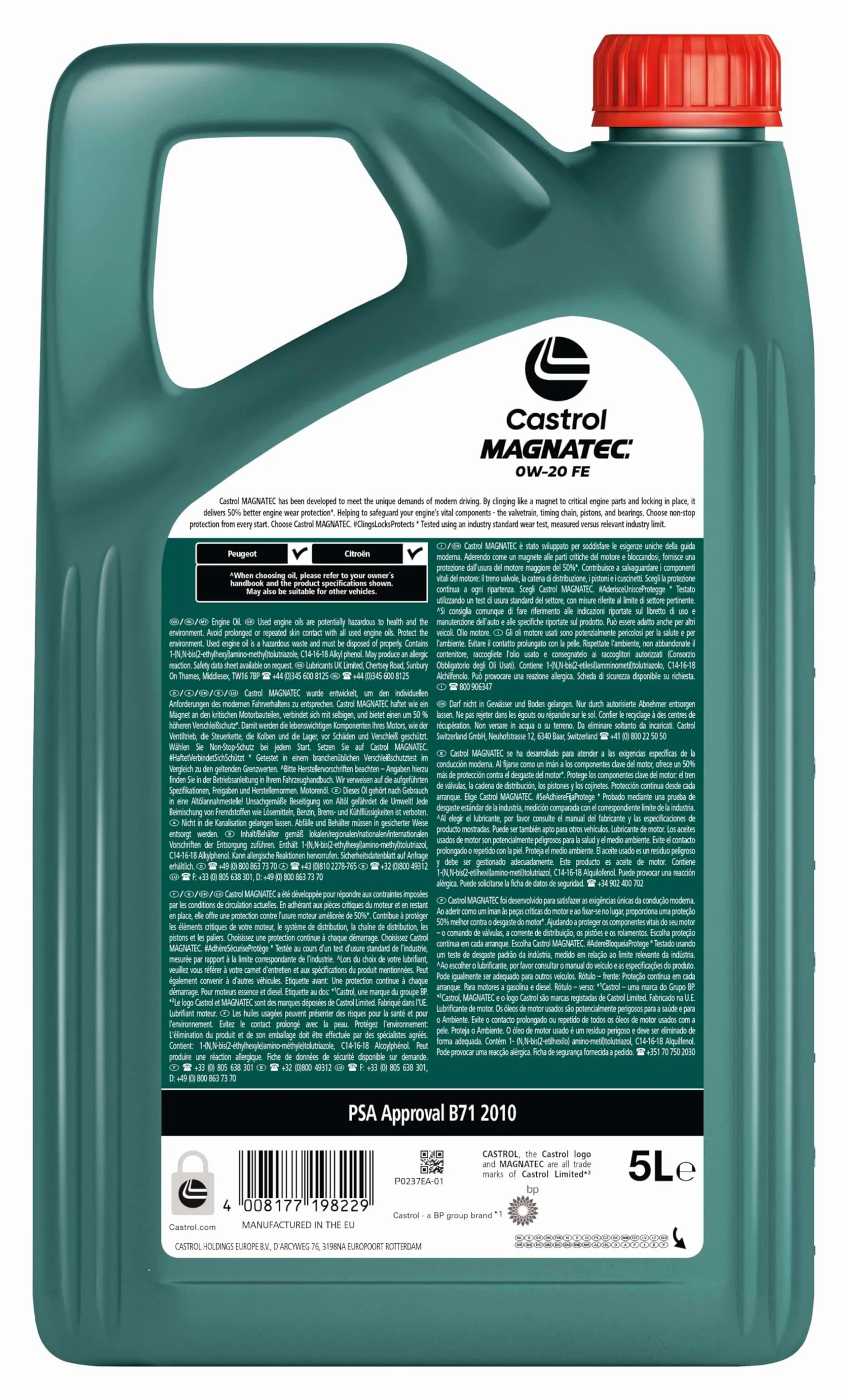 Castrol Magnatec 0W-20 FE 5L