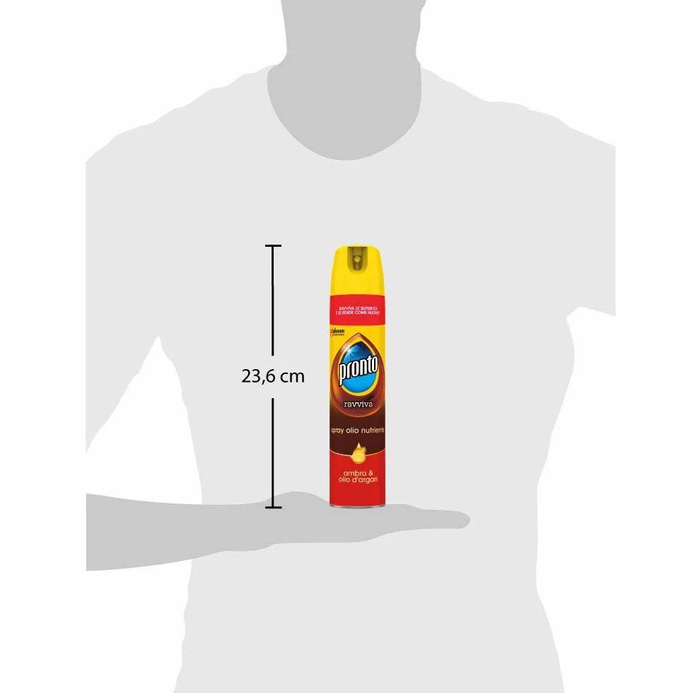 3 x Pronto ravviva Spray Ambra & Argan limpiador 300 ml Limpiador disparador