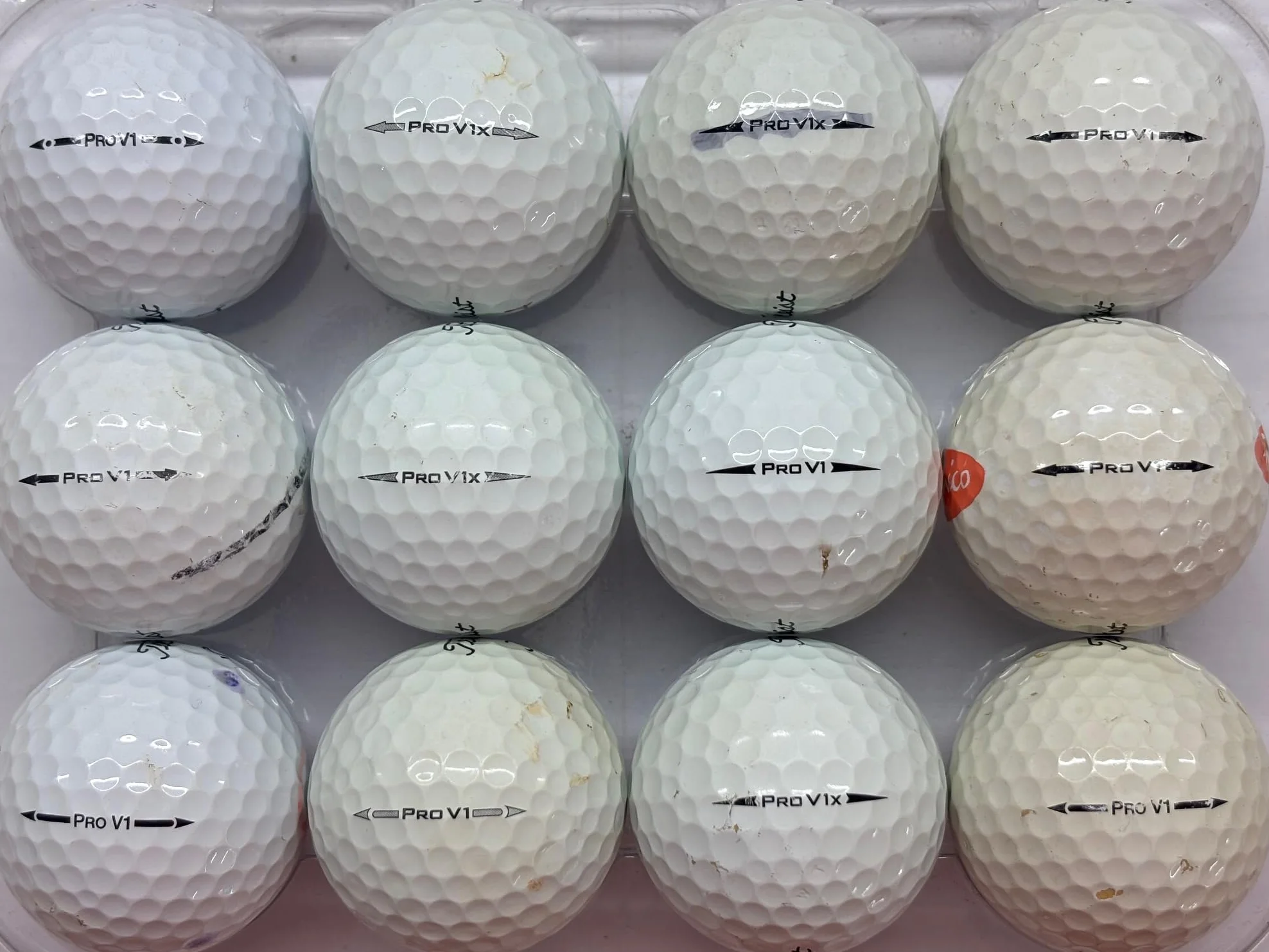 Pelotas de golf Pro V1 Pro V1X Grado B usadas 24 48 100