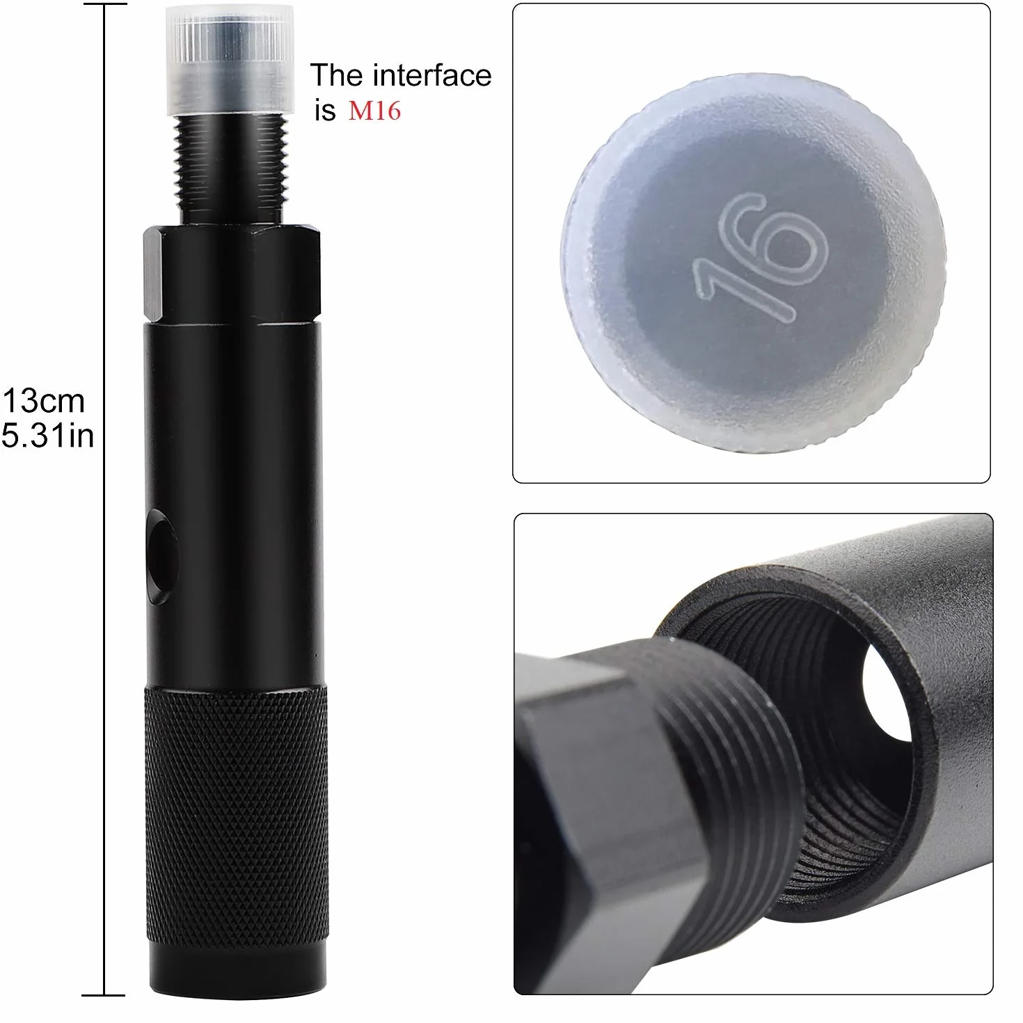 CPROSP Adaptador de Cambio Rápido de Paintball 12g para Cápsulas M16
