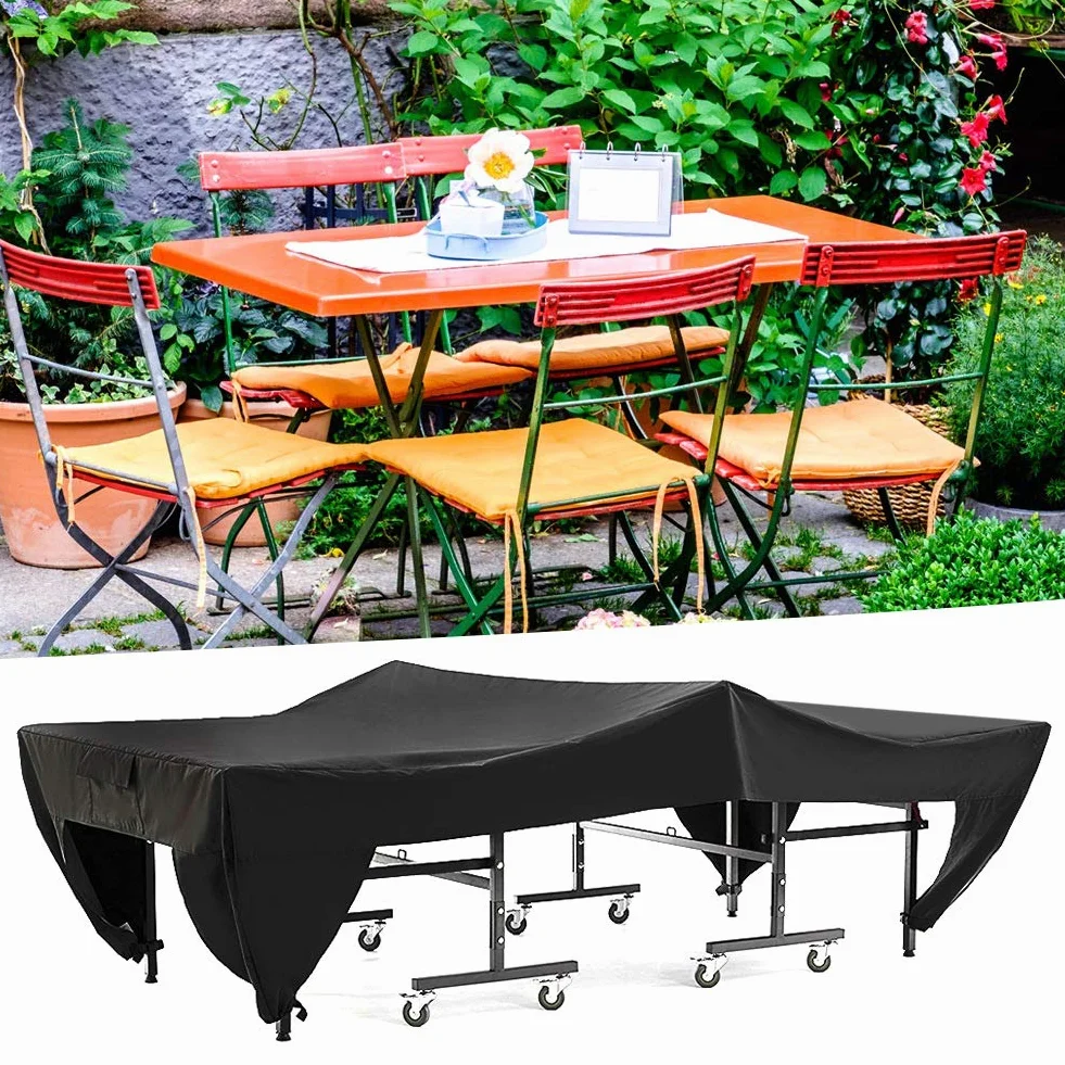 Cubierta de Mesa de Ping Pong Impermeable, Protectora de Polvo con Bolsa de Almacenamiento