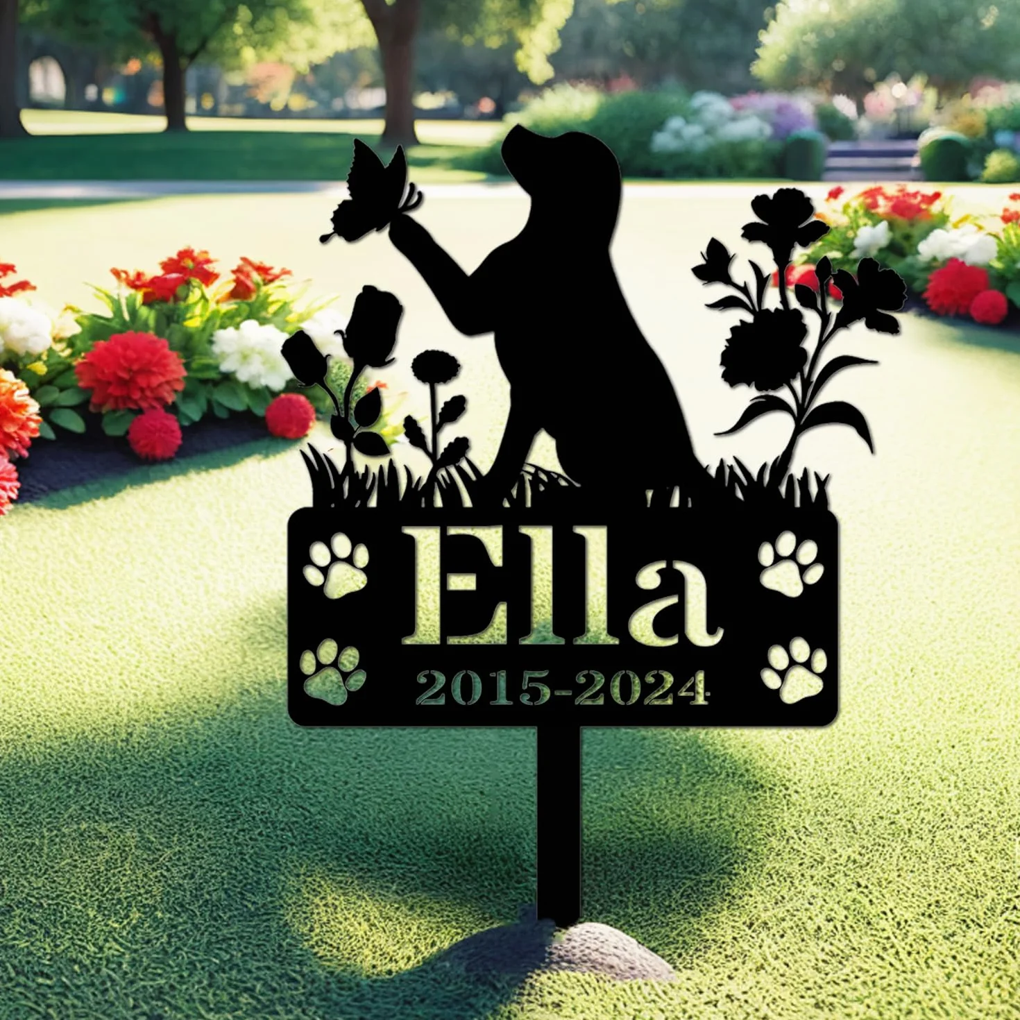 Estaca personalizada para perro, regalos conmemorativos para mascotas, placa conmemorativa personalizada para perros amados