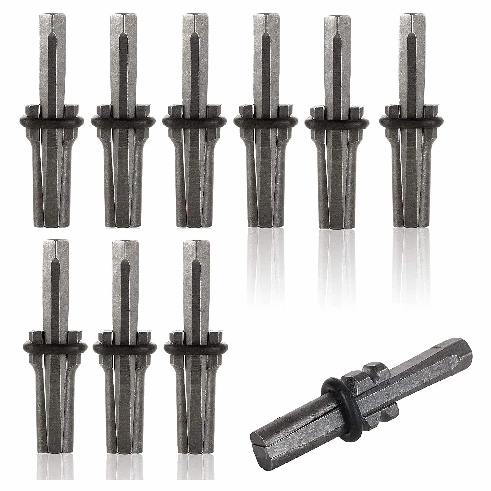 Cuñas Piedra, 10 Piezas Cuñas para Romper Piedras, 16mm Herramientas para Partir Piedra, para Hormigón Mármol Granito Roca Piedra
