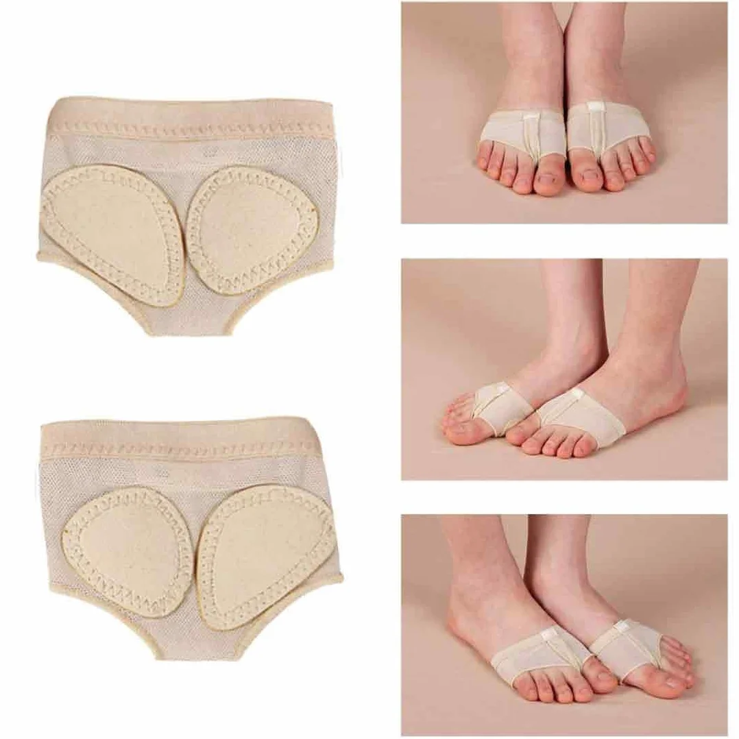 Almohadillas Danza 5 Agujeros Protectores Pie Antideslizantes para Ballet Yoga Gimnasia Jazz