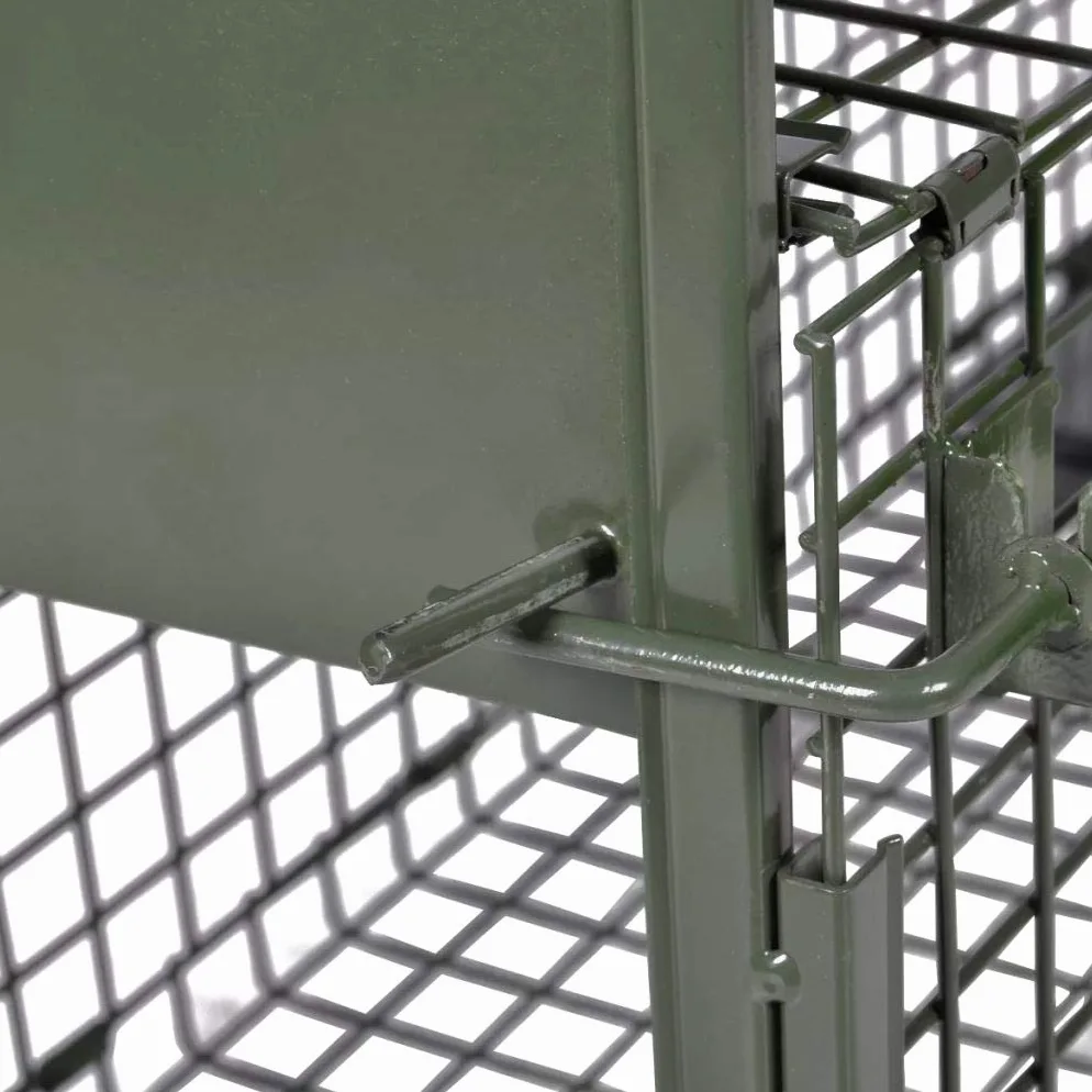 Animal Trap Cage Professional Catch Live Animals Safe, Trampa Humana con una Sola Puerta Adecuado para Uso en Interiores y Exteriores 80 x 25 x 25 cm