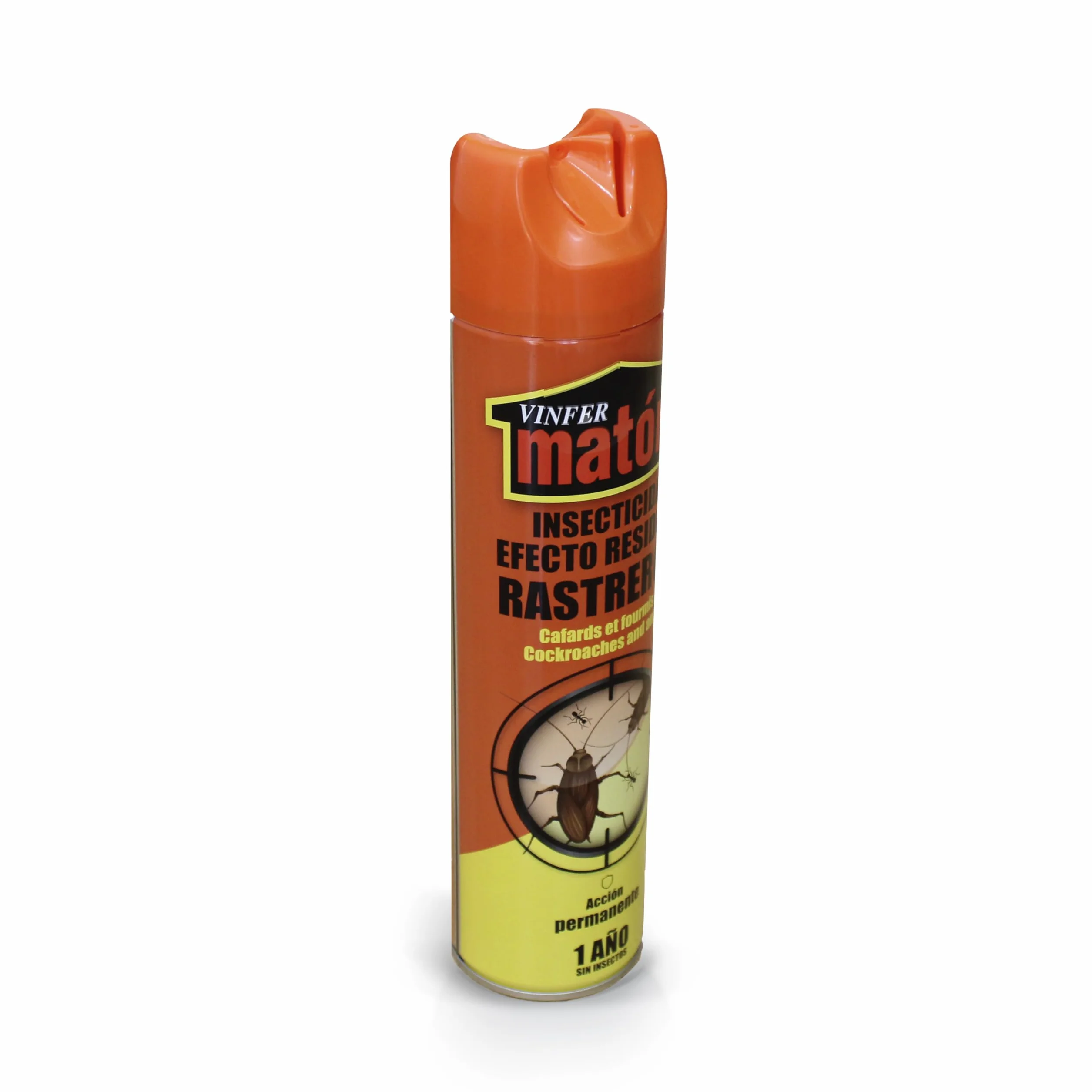 VINFERMATON – Insecticida Cucarachas y Hormigas Residual 400 ml | Spray Efecto Duradero para Interior y Exterior | Profesional Doméstico | 100 % MADE IN SPAIN