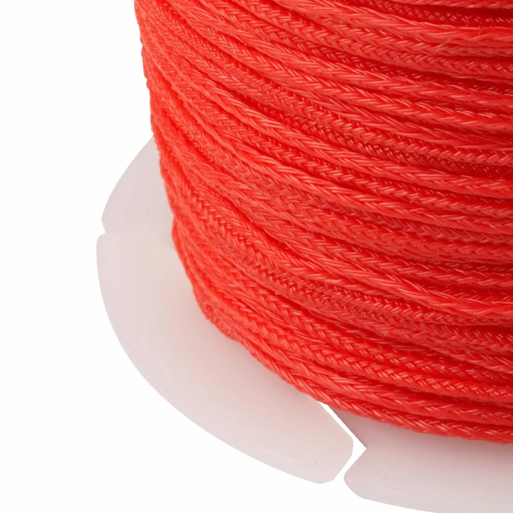 Meister 6305450 - Cuerda para albañilería (3 Unidades, 100 m de Longitud, 1,7 mm de diámetro, Trenzado de Polietileno, Resistente a los Nudos, Resistente al desgarro y Duradero, en Bobina/línea de