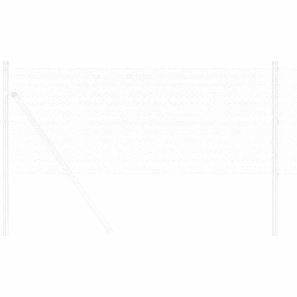 Cerca Hexagonal Plateado 0,5 x 100 m Acero galvanizado para gallineros y huertos,Protege Animales pequeños,Uso Exterior Seguro y versátil Tamaño de Malla 13 mm