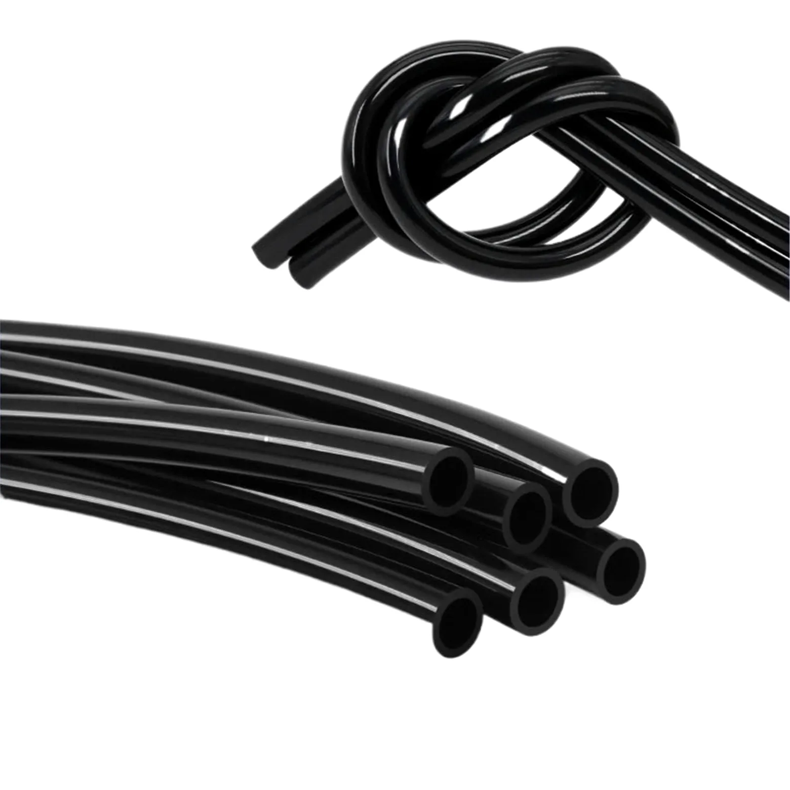 Black Silicone Tube Flexible | ID 0,5 mm ~ 32 mm Manguera de plomería de agua resistente a altas temperaturas(8 meters,ID 9mm x OD 12mm)