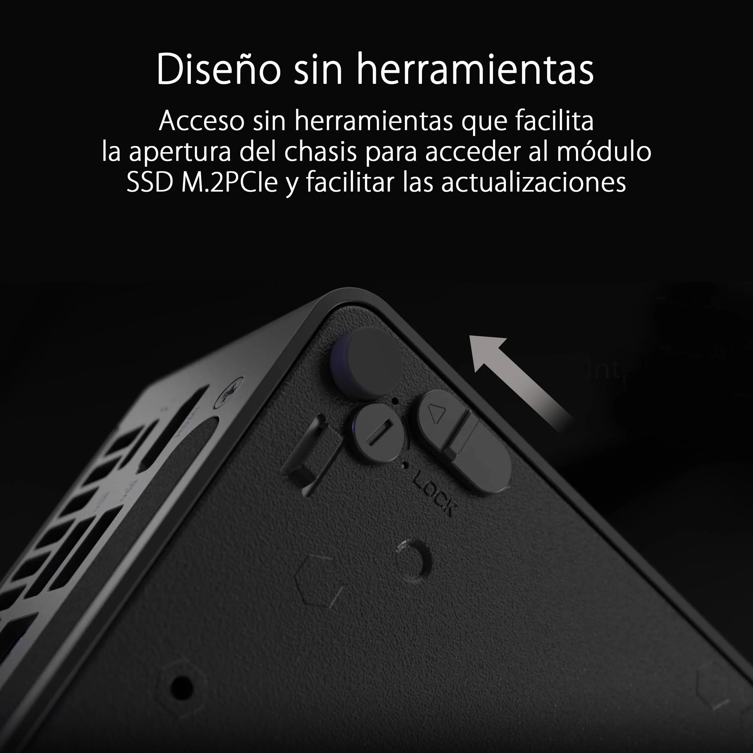 ASUS NUC 14 Pro Ordenador de sobremesa Barebone Intel Core Ultra 5 125H Intel ARC Graphics Slim