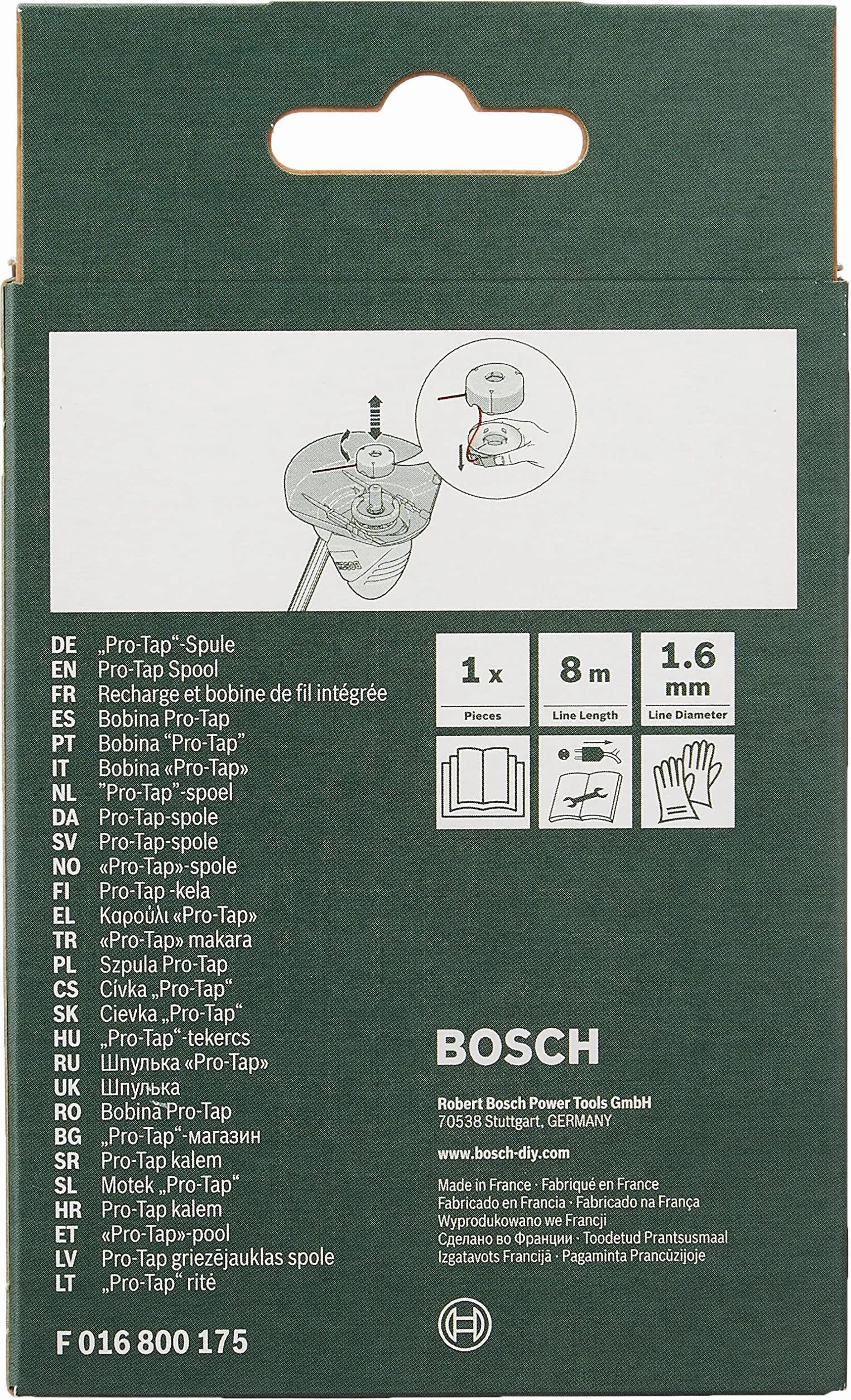 Bosch Bobina Pro-Tap de 8 m (1,6 mm)