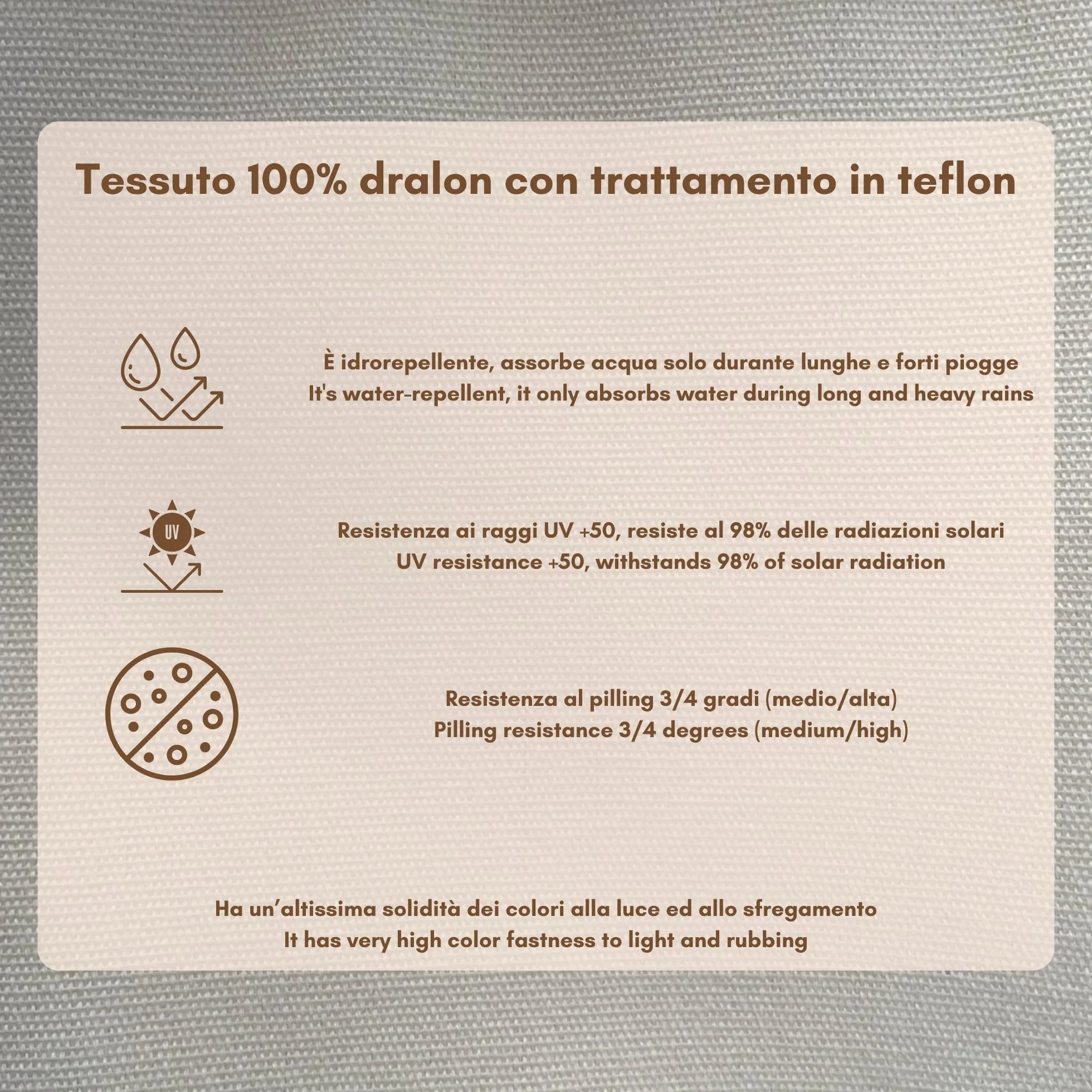Il Tuo Artigiano Design Cojín impermeable para balancín de jardín de 3 plazas – Colchón para balancín de jardín, fabricado en Italia, resistente a los rayos UV (crema, 3 plazas plus – 155 x 55 cm)