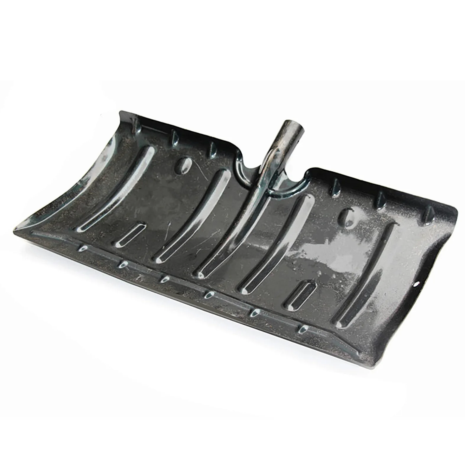 Pala De Nieve De Acero con Cabeza De Pala Cuadrada, Pala De Nieve Portátil Multifuncional, Ideal para Limpiar La Nieve, Ordenar El Patio (Color : Black, Size : Shovel Head)