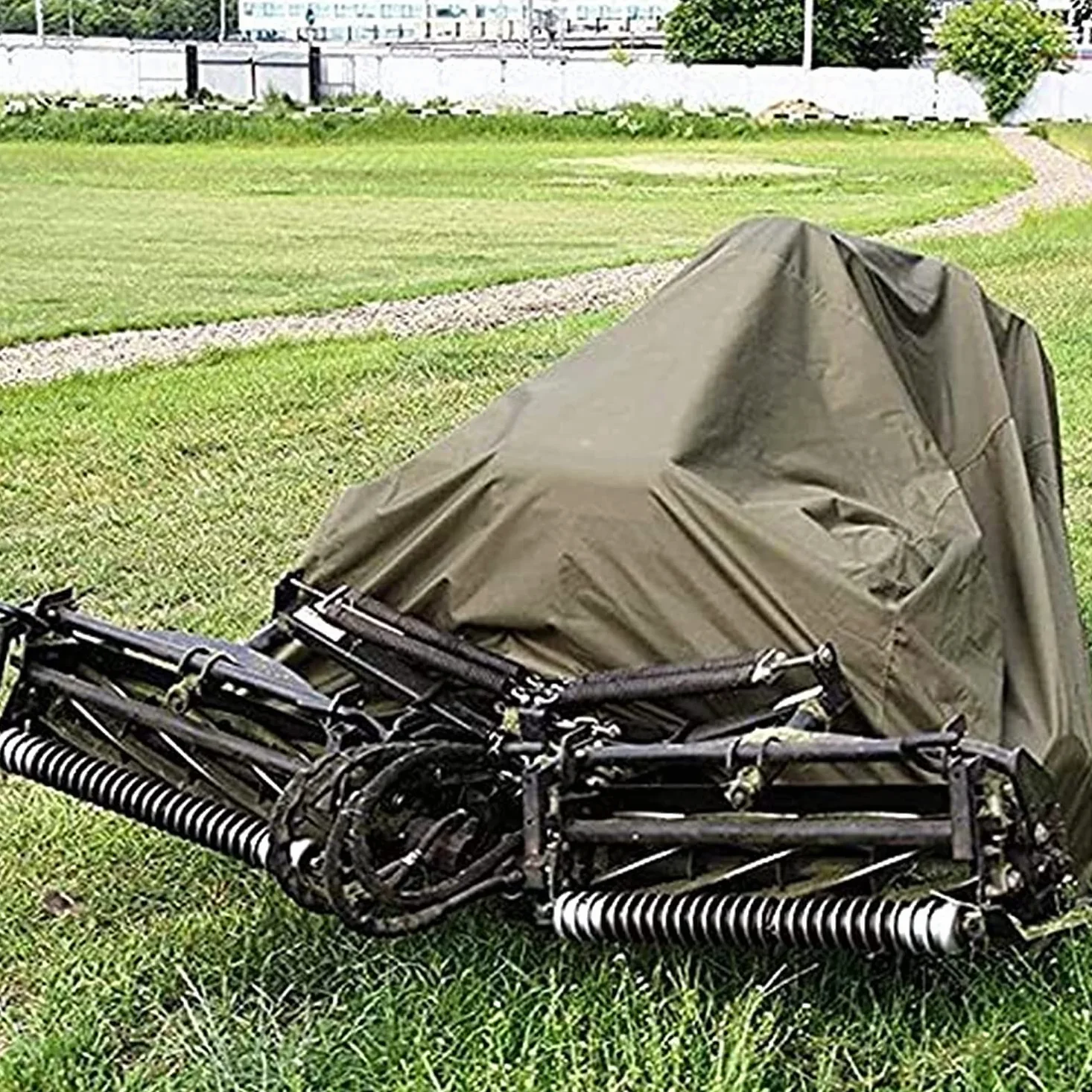Cubierta Para Cortacésped De Jardín, Cubierta Para Patinete De Ciclismo Al Aire Libre, Impermeable Y Resistente A Los Rayos UV, Bolsa De Almacenamiento De Protección Para Tractor Cubierta para cortacé