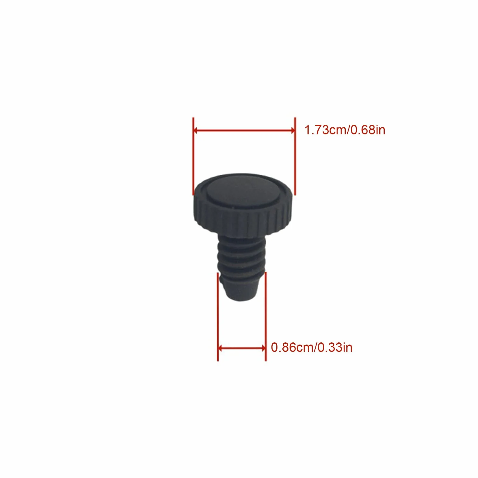 Pool Cue Bottom Cover 10 piezas Billiards Bumper Protector 0,68 pulgadas Dust Proof Replacement Cap Sleeve Lightweight Materials
