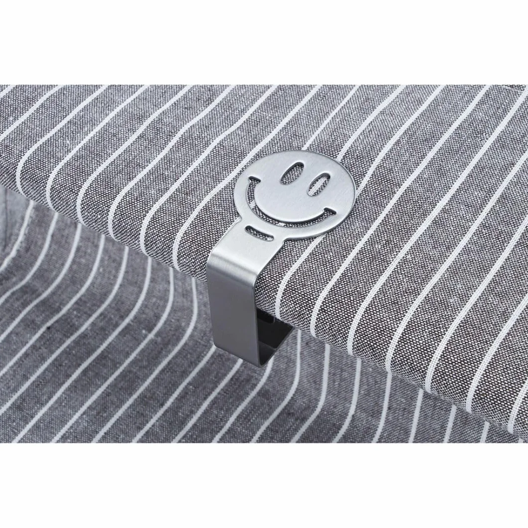 Pinzas para Mesa Exterior - Pack 4 - Clips Mesa de jardín Exterior - Sujeta manteles para Mesa de terraza - Agarra manteles - Acero Inoxidable - Accesorios Autocaravana (Flor)