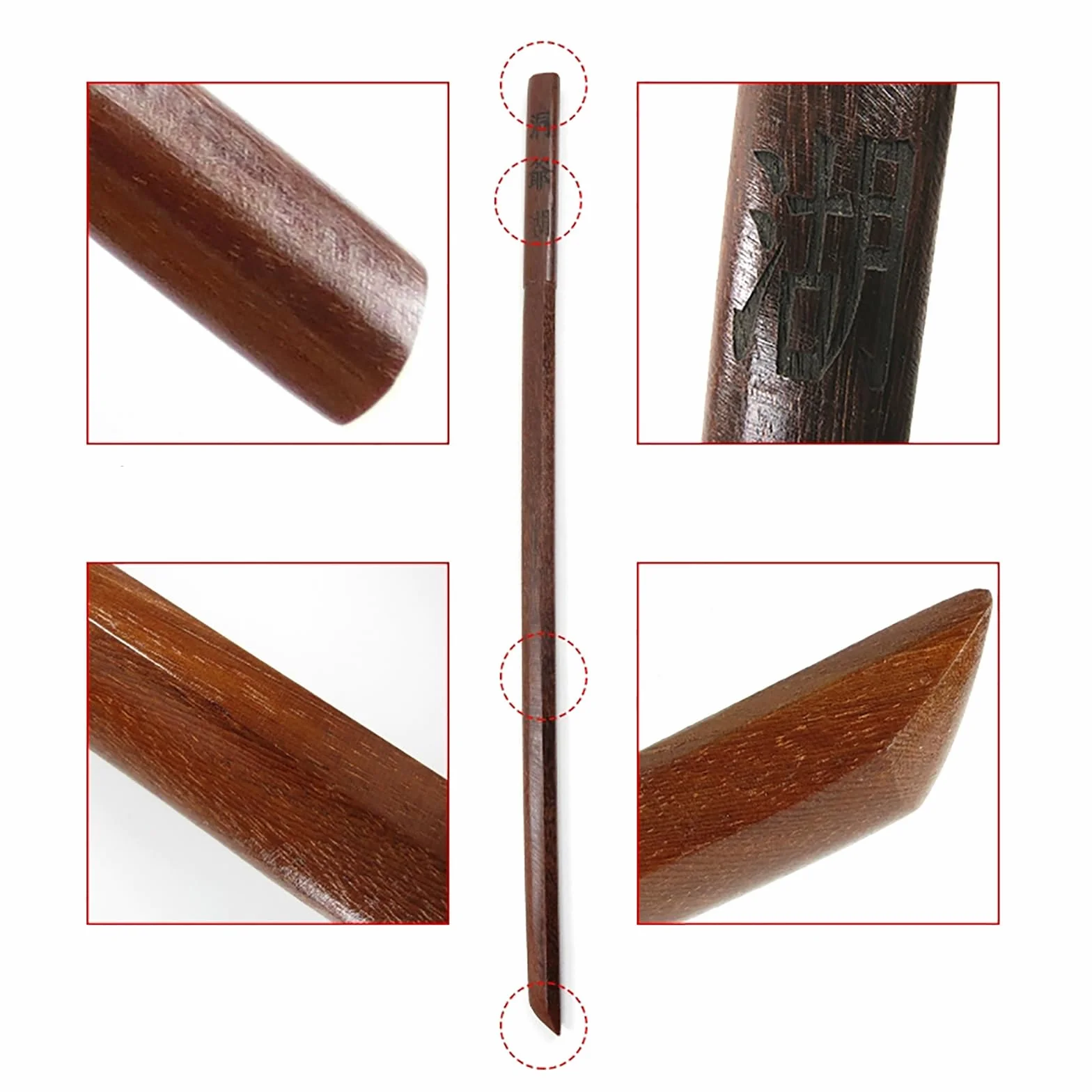 Espada Samurai Japonesa 100 cm Gintama Sakata Gintoki Katana Bokken Hecho a Mano para Entrenamiento Kendo Cosplay