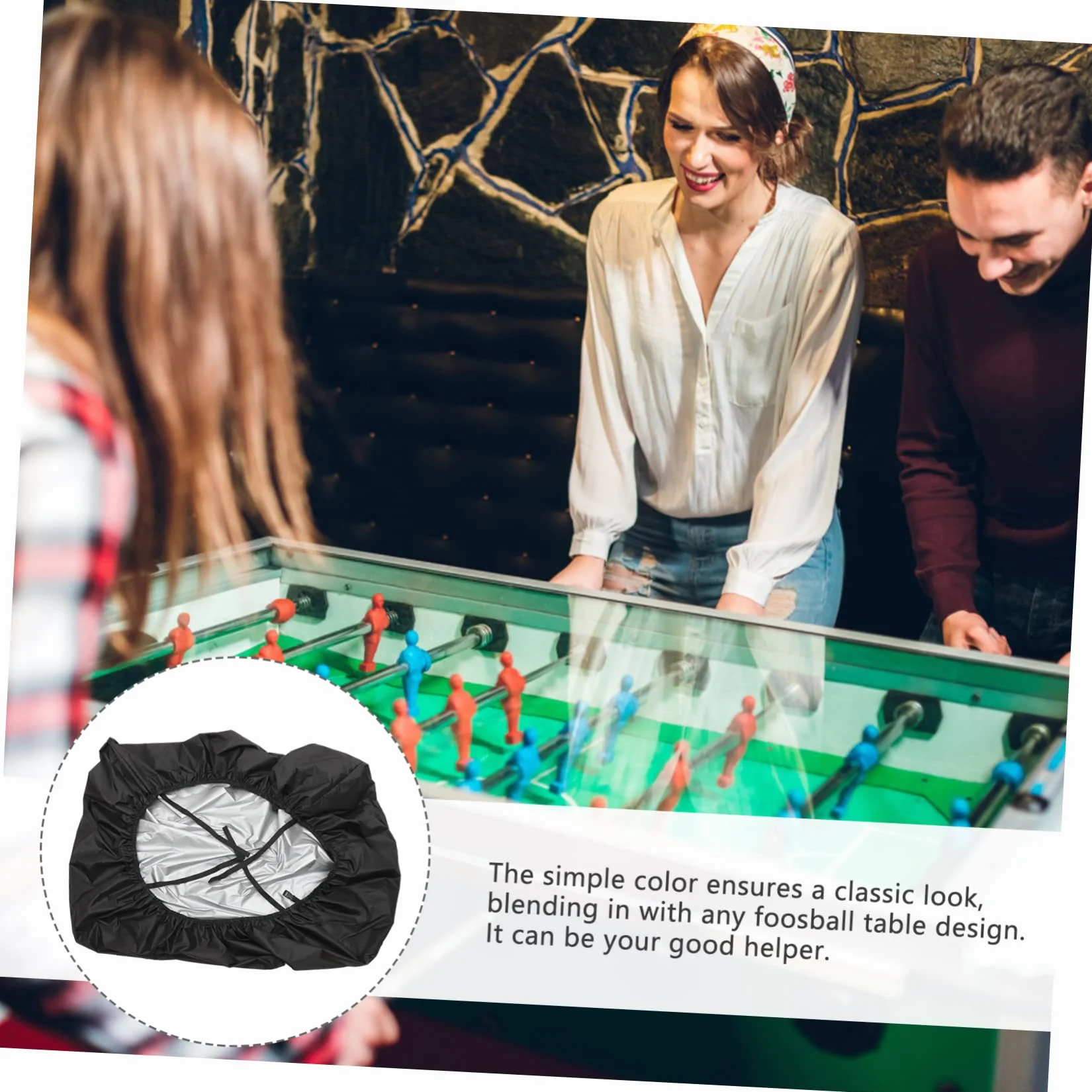 Bandas Elásticas Ajustables de Tela Oxford para Futbolín, Plegable y Ligera