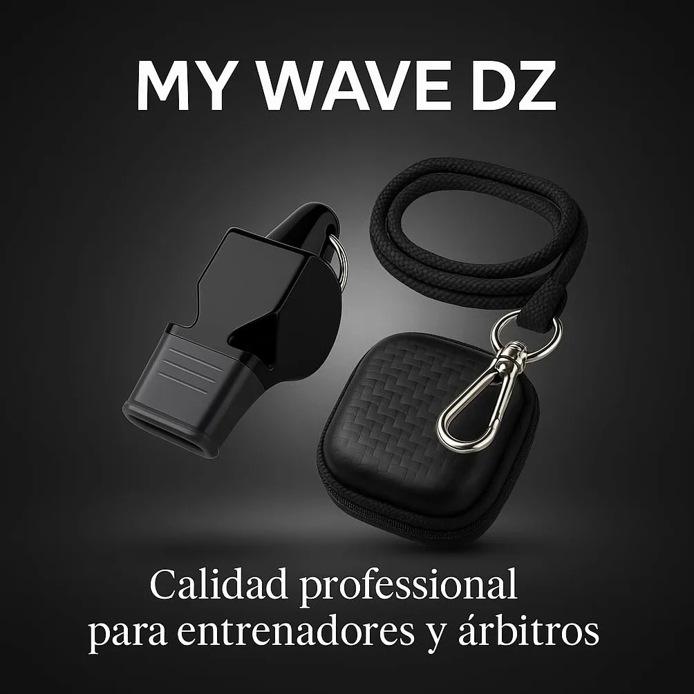 Silbato de Acero Inoxidable con Bola Profesional para Árbitro, Socorrista y Emergencia