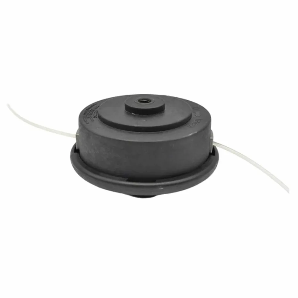 M8 Aluminio Nylon Bump Feed Spool 2-Line Cutter Head para Lawn Mower Equipo de energía Exterior Parte de reemplazo