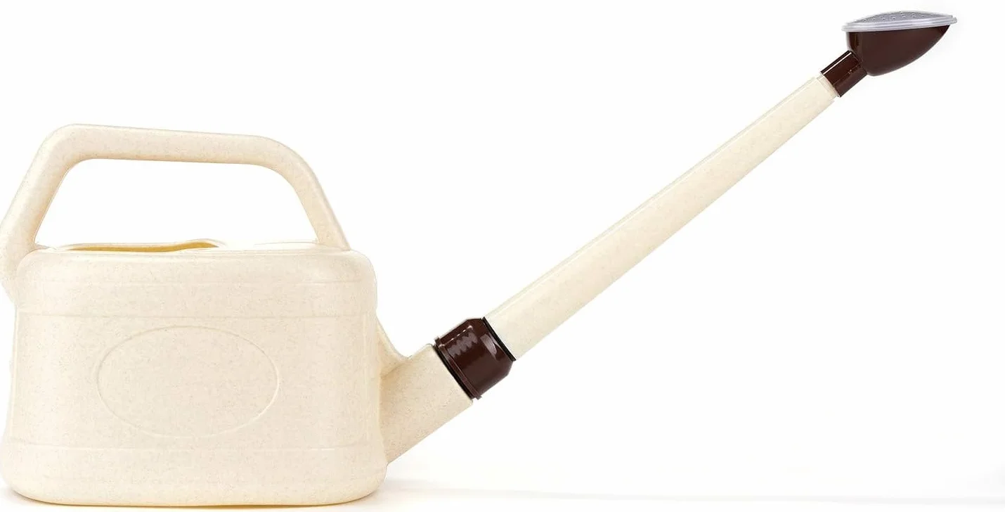 Regadera para Bonsais de Plástico de 3 litros de Capacidad, Ideal para regar bonsais, Plantas, jardín. Regadera de Poco Peso, Ligera y de Lluvia Fina.