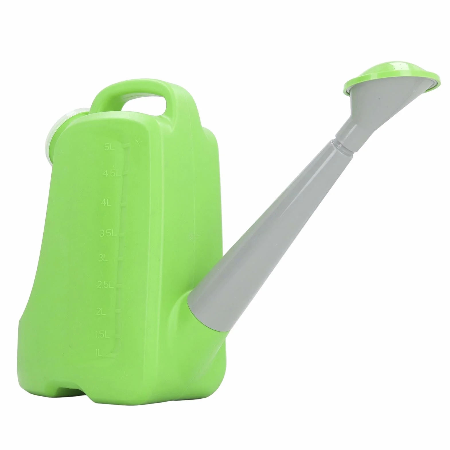 Regadera de Gran Capacidad, Ergonómico, Indicador de Nivel de Agua Moldeado Externamente, para Cualquier Planta, Hecha de Material PP, Adecuada para Granja Agrícola (5L)