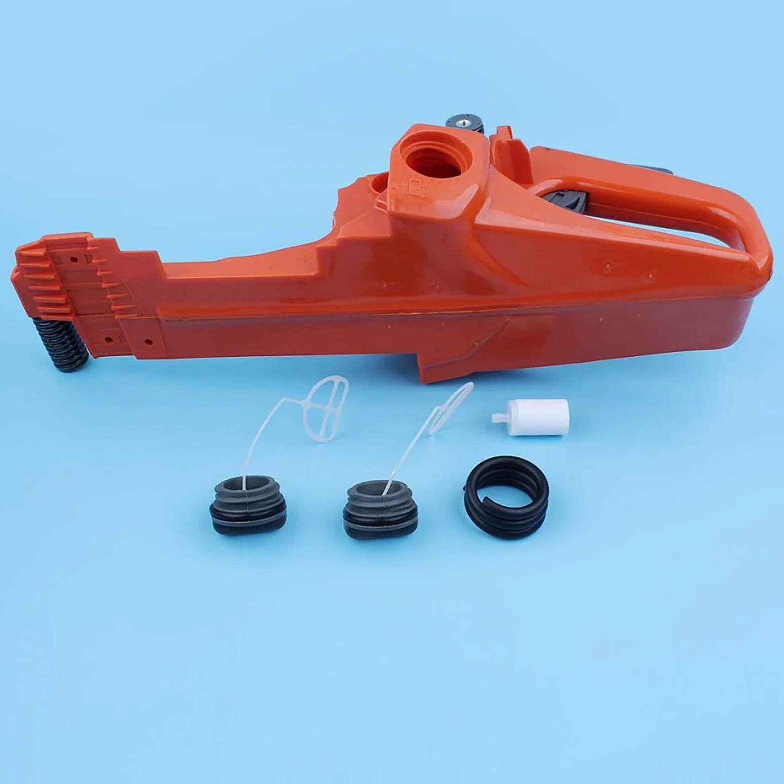 IWBR Kit de línea de Filtro de Tapa de Montaje de manija Trasera de Tanque de Combustible de Gas Apto for Husqvarna 362 365 371 372 372XP repuestos de Motosierra